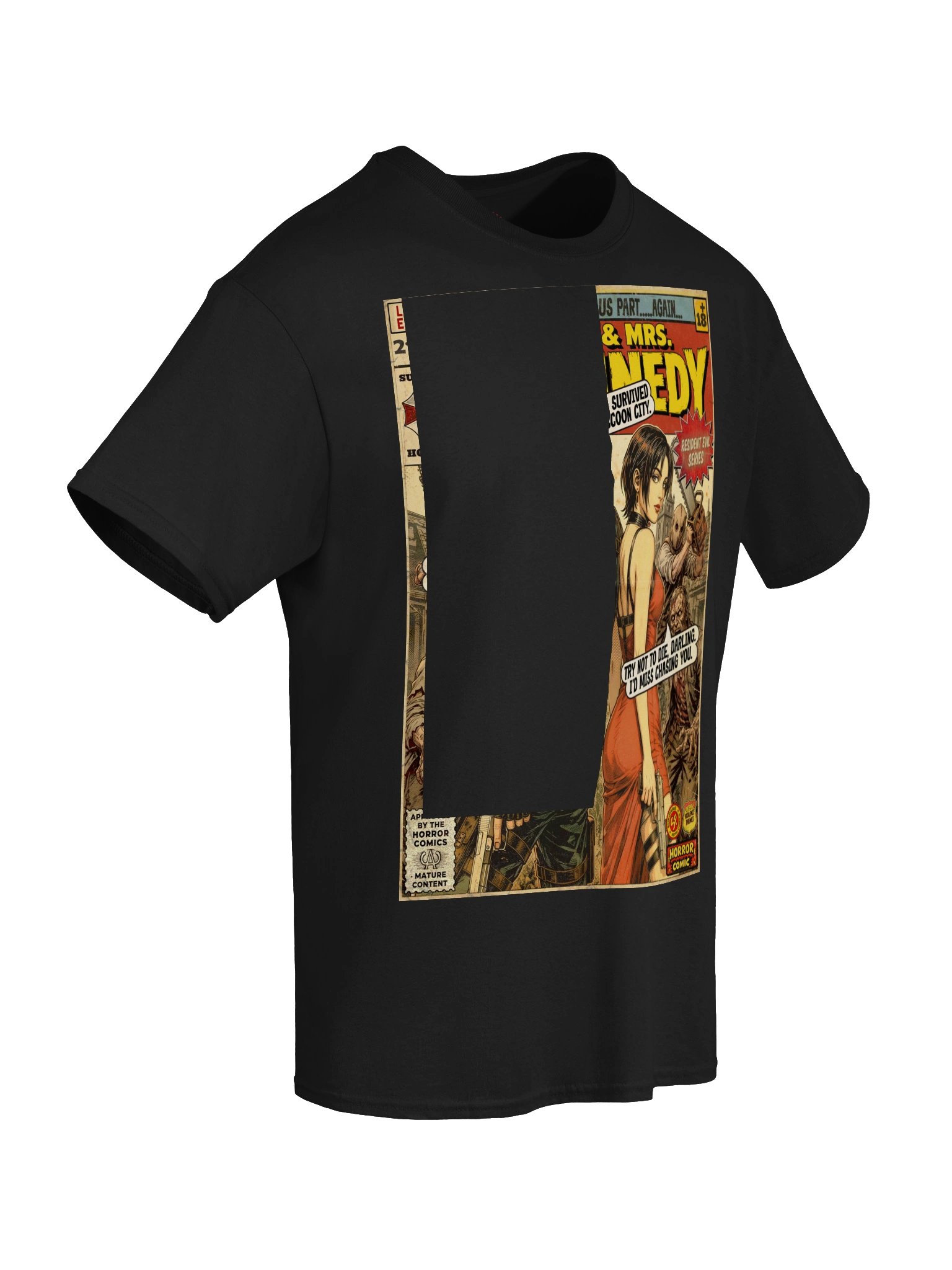 Ada & Leon Comic Art Gaming T-Shirt product image (6)