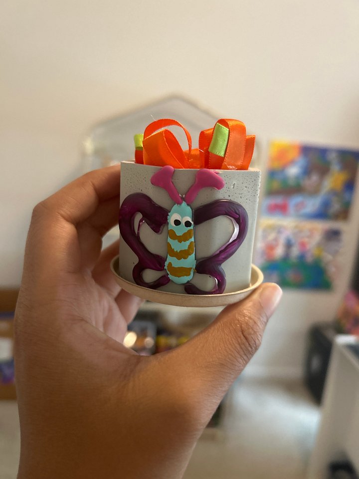 Addy’s artsy flower in pot #12 product image (1)