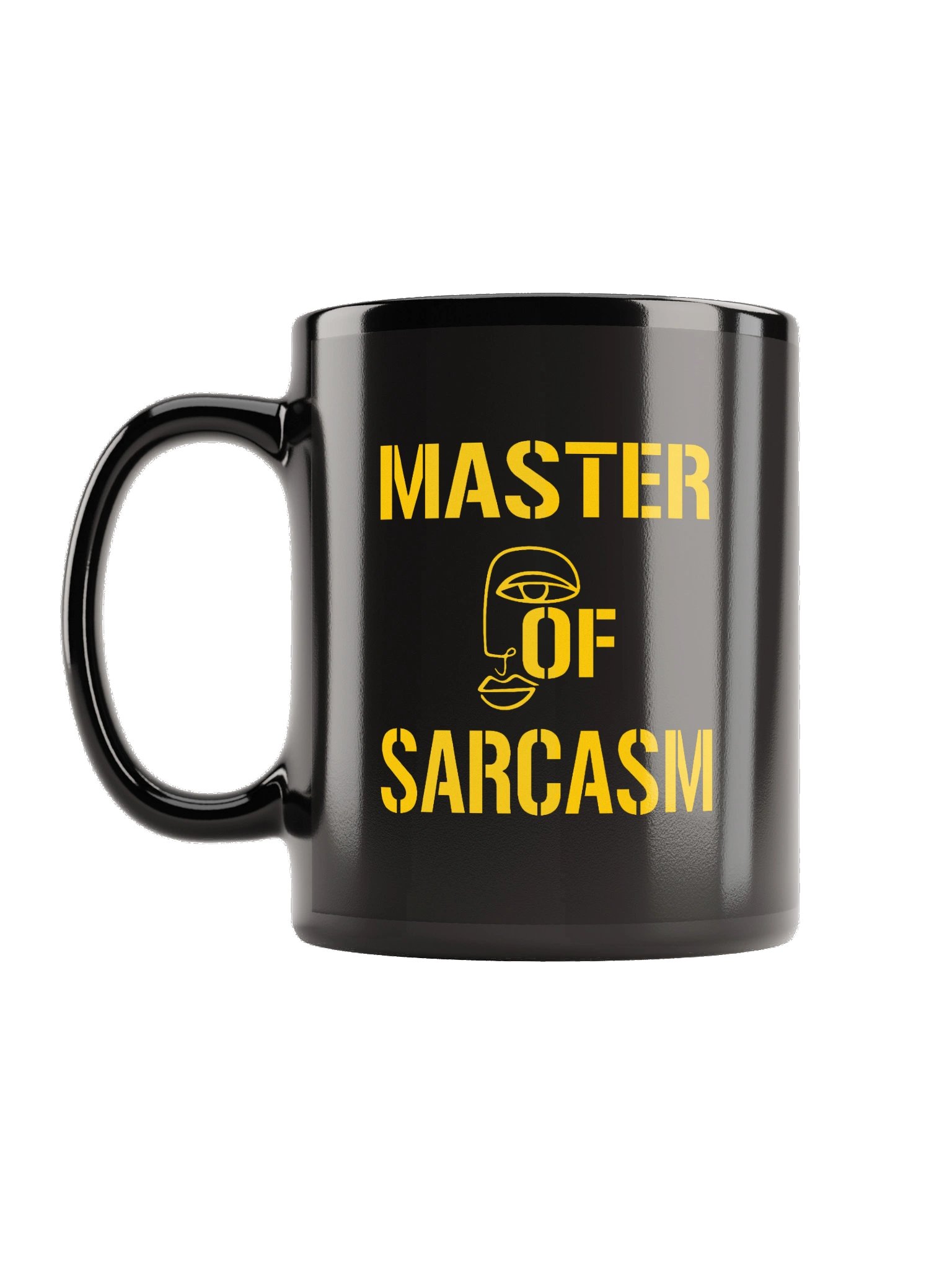 Master Of Sarcasm | Black Glossy Mug product image (1)