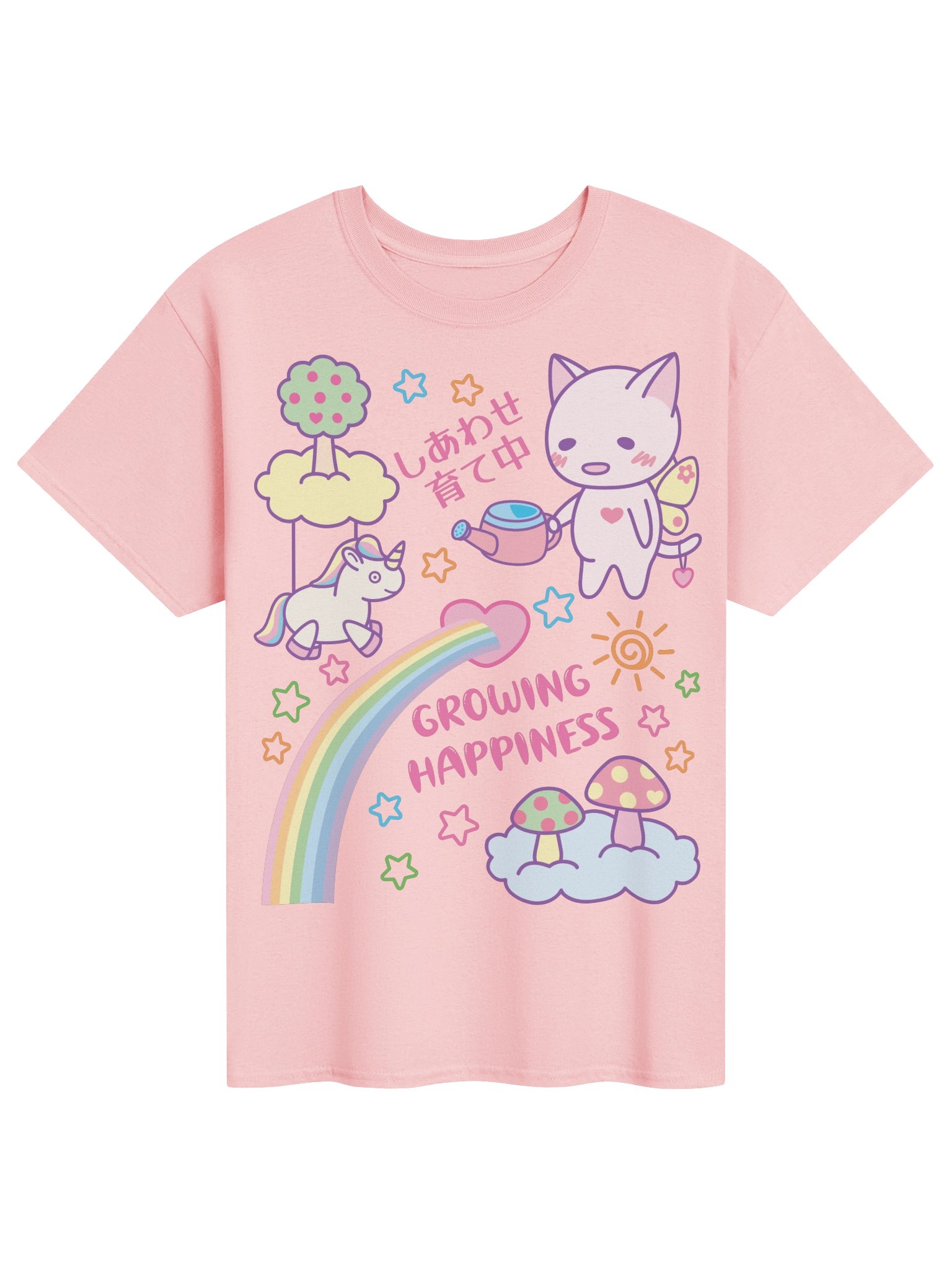 Happy Butterfly Cat - Unisex Adult Heavyweight T-shirt product image (1)