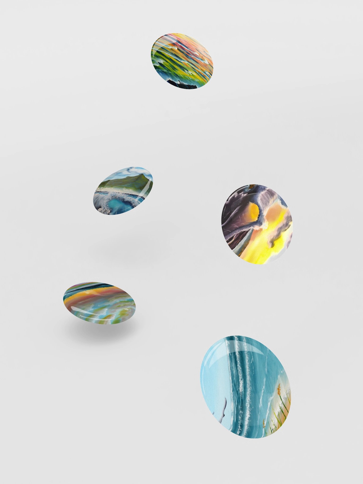 Art Button Pins - Ocean Vibes product image (5)