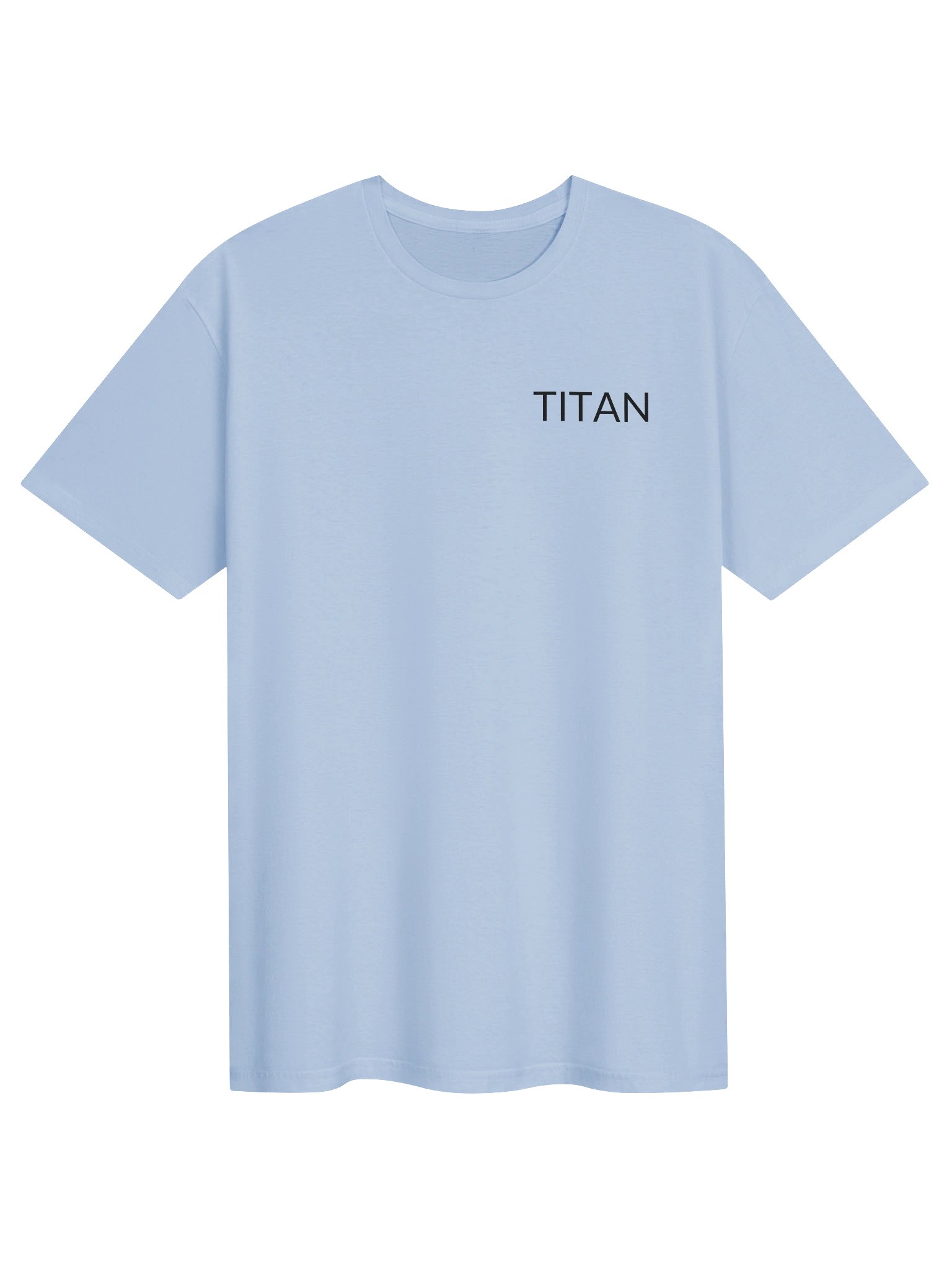 TITAN Freeride tee light blue & white product image (2)
