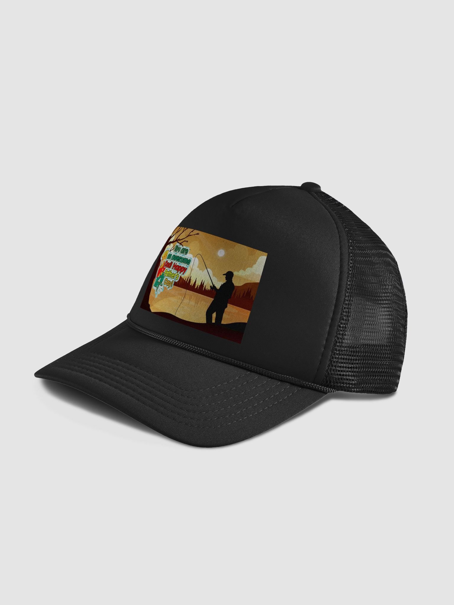 Elegant Script Father's Day Trucker Hat product image (8)