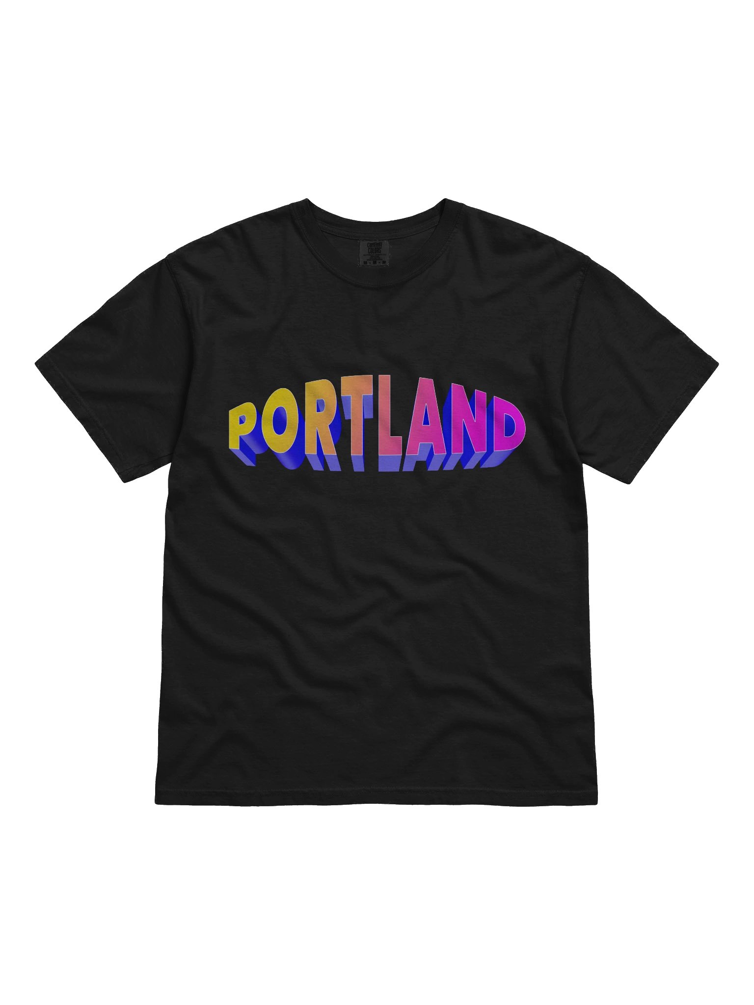 PORTLAND 3D Gradient Comfort Colors Heavyweight Tee product image (1)