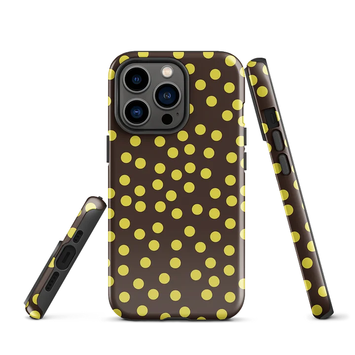 Choco Banana Scatter Dots iPhone Case product image (2)
