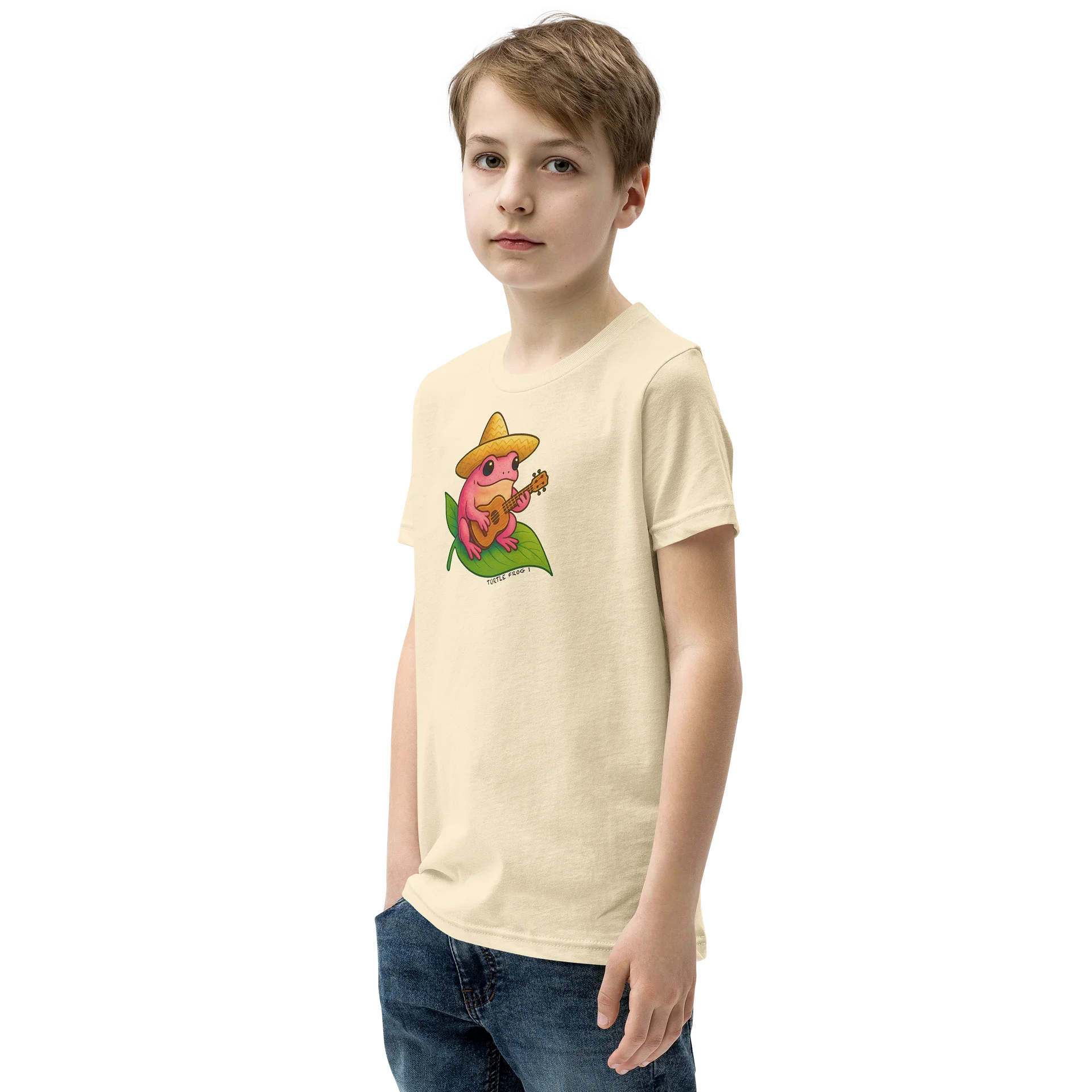 Guitar Turtlefrog Youth T-Shirt product image (51)