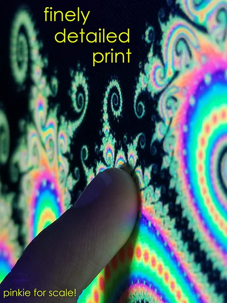 UV fractal bandana - Pink Lemonade Sunrise product image (3)