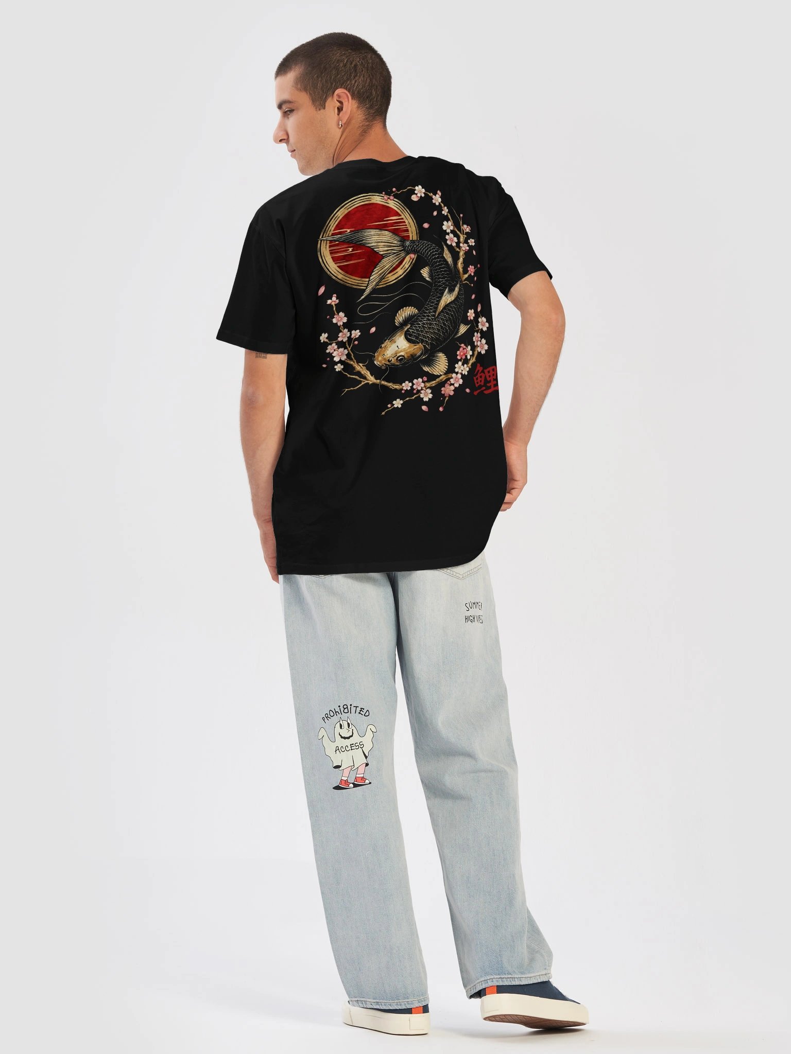 Koi Blossom Sun T-Shirt product image (6)