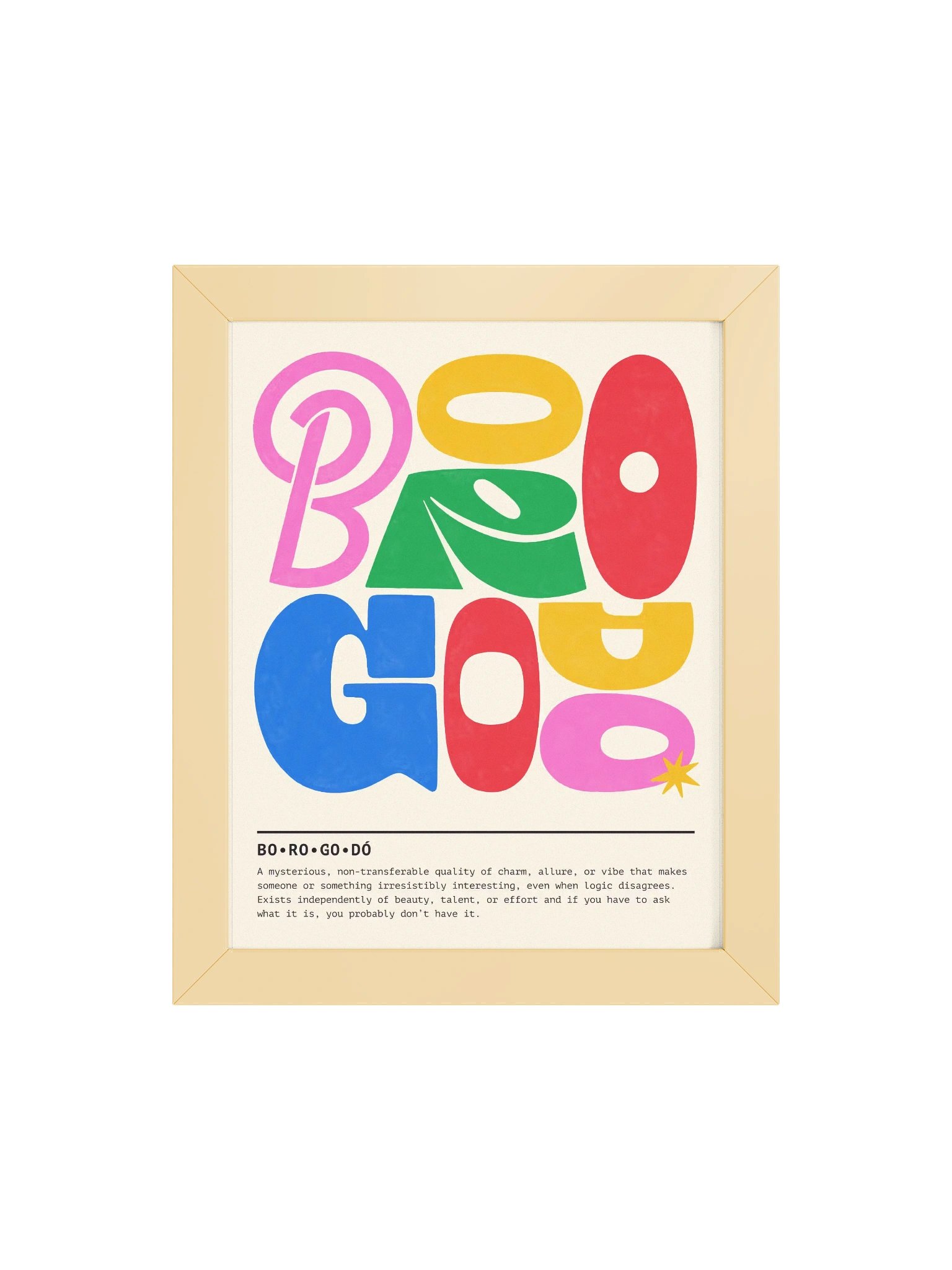 Borogodó Print (Framed) product image (1)