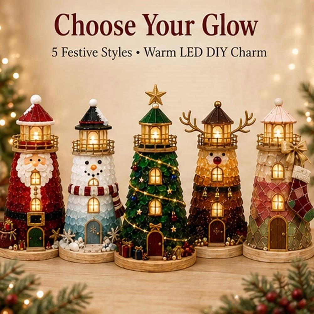 Christmas Glow 3D Lighthouse DIY Kit product image (7)