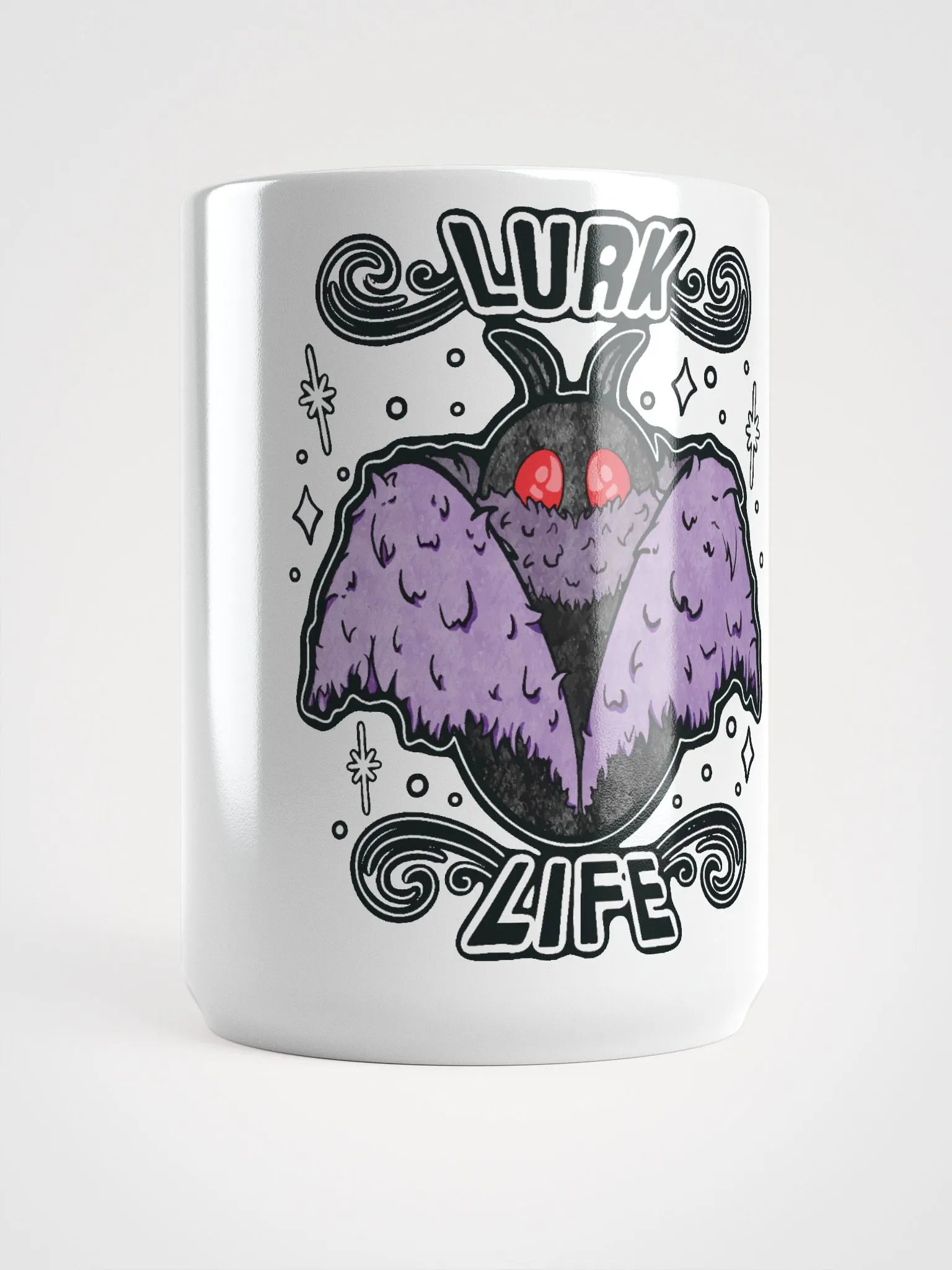Mothman Lurk Life Glossy Mug product image (5)