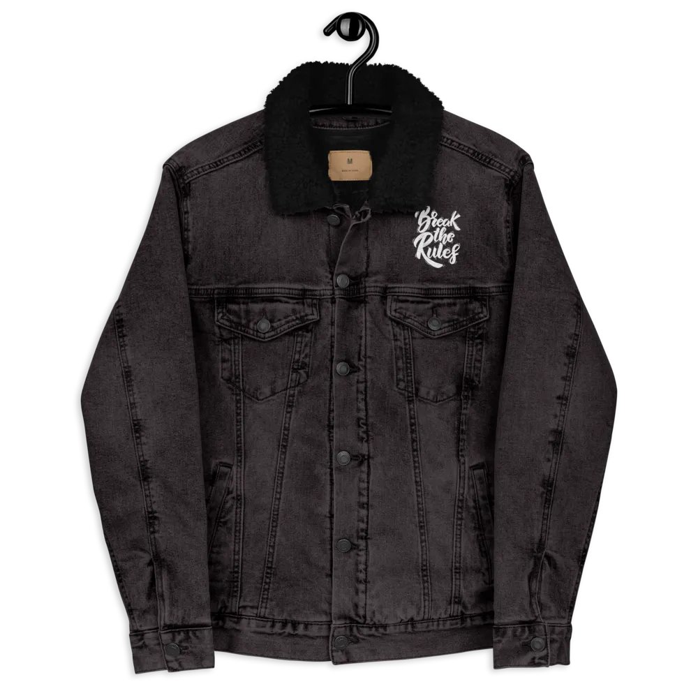 BREAK - Cosmic Symbol Unisex Denim Jacket product image (12)