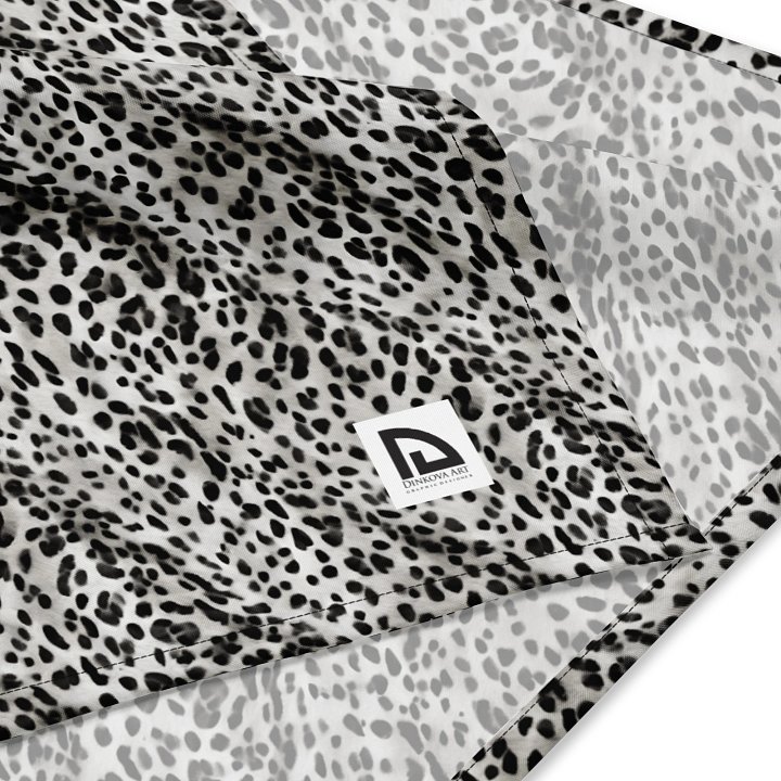Grey Leopard Bandana product image (4)