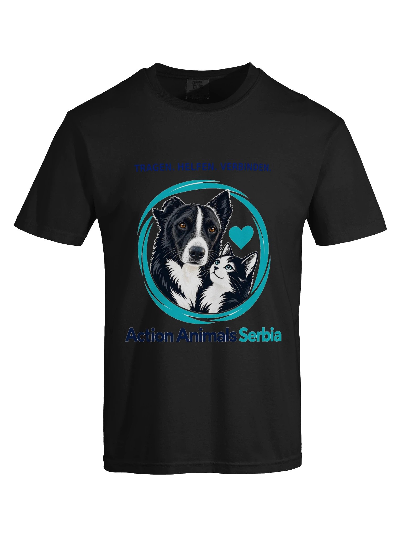 TRAGEN. HELFEN. VERBINDEN. – Statement Shirt | Action Animals Serbia product image (21)