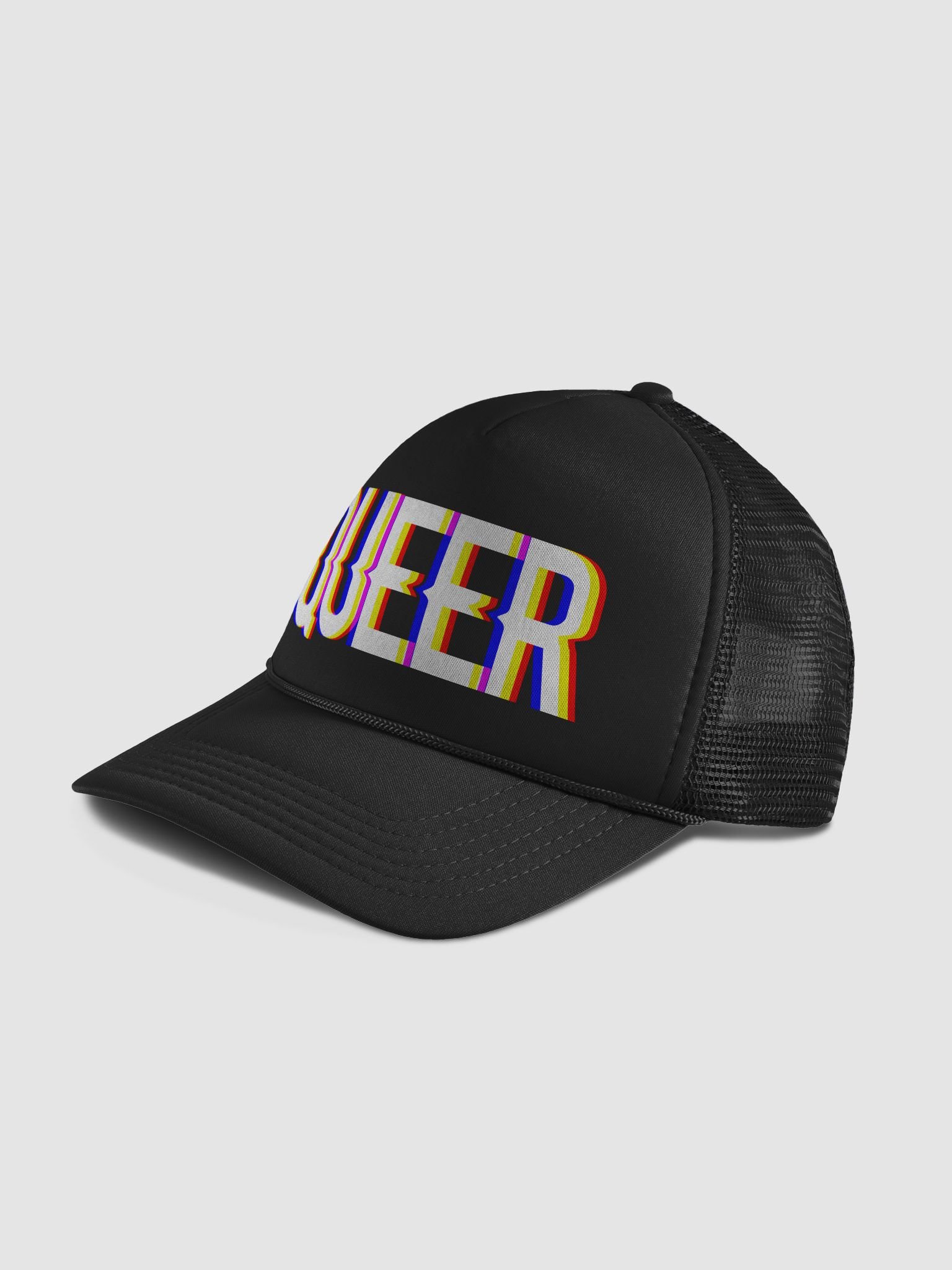 Multi-Layered QUEER Foam Trucker Hat product image (8)