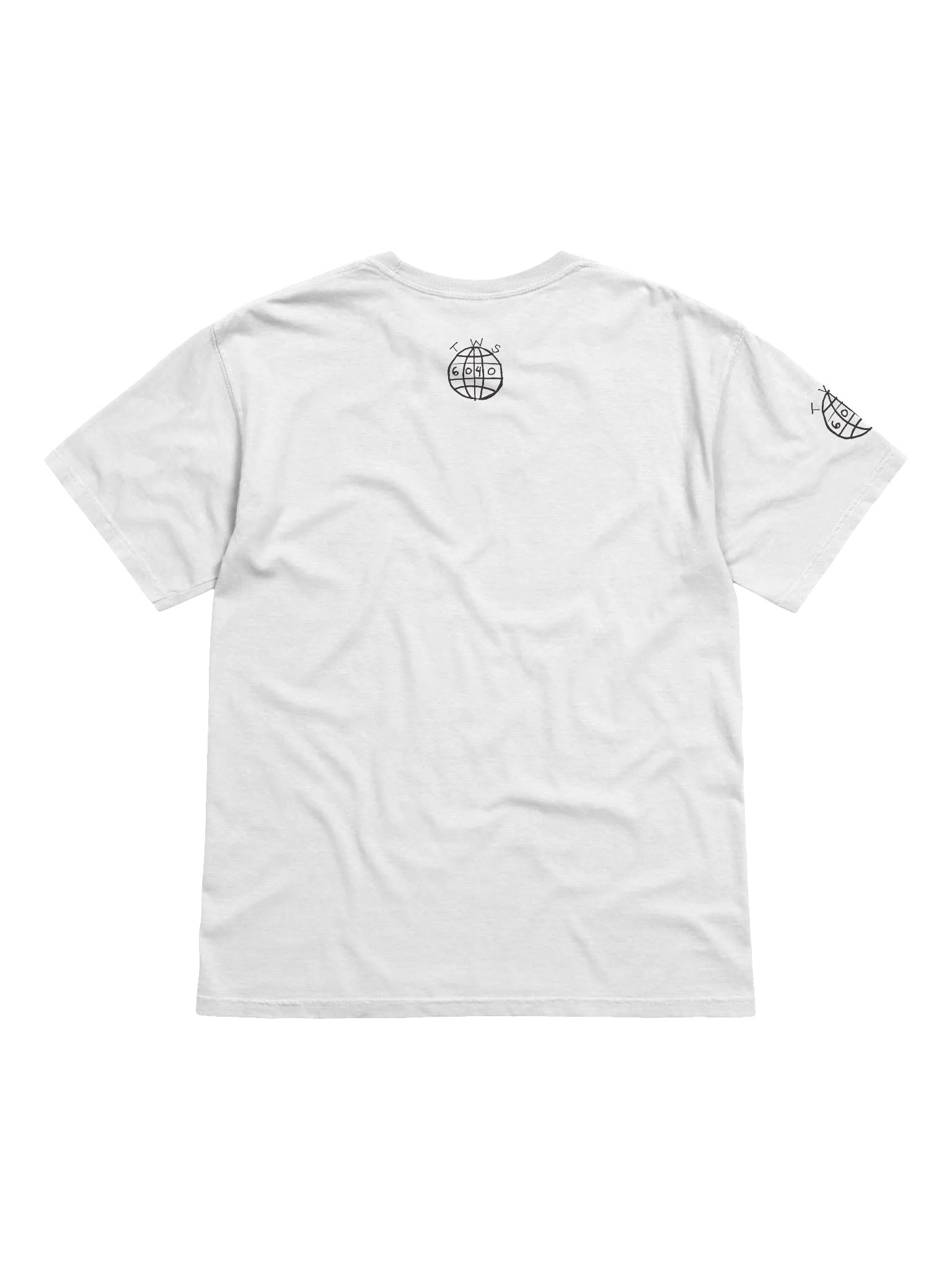 TWS x 6040 Skateboards T-Shirt (Black Logo) product image (9)