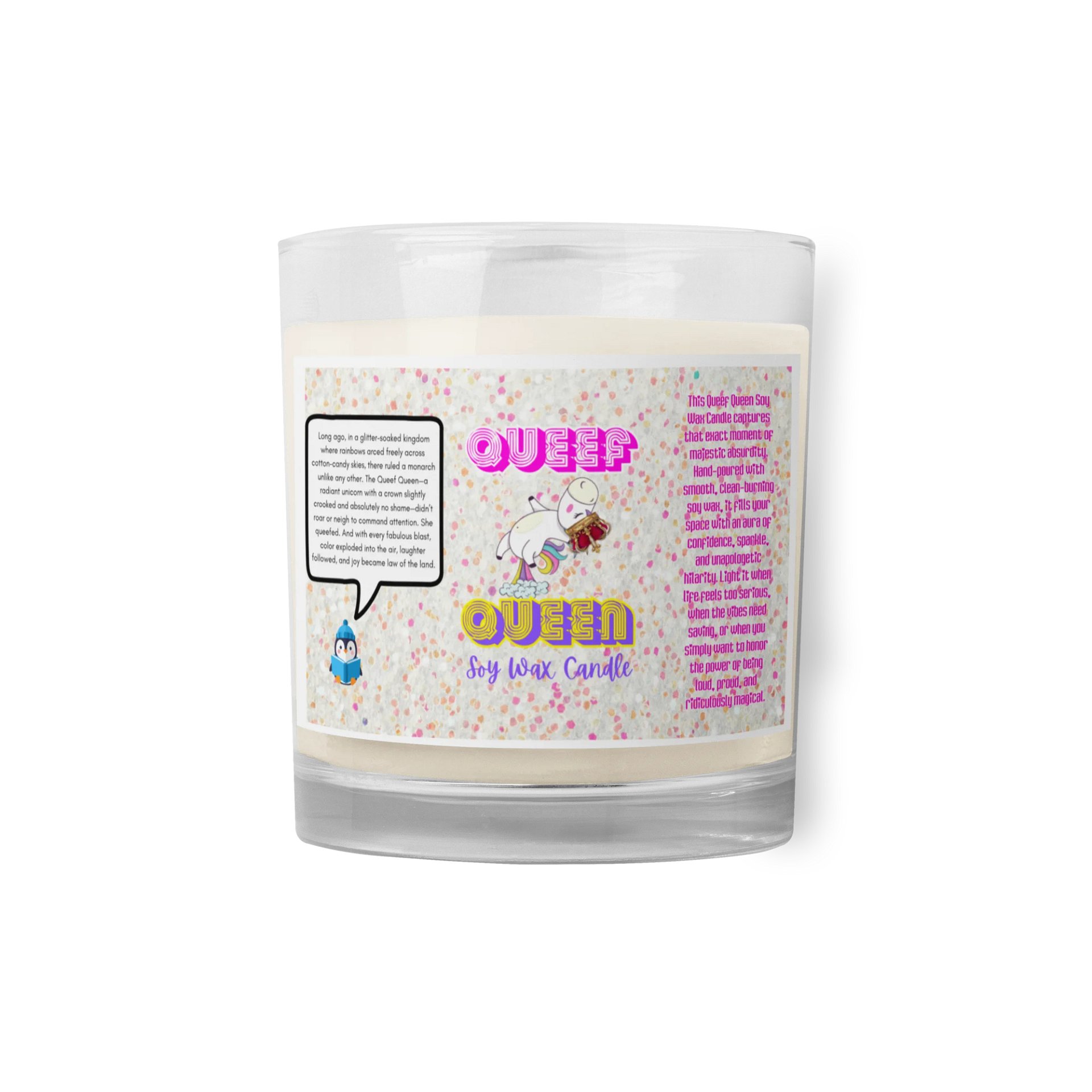 Queef Queen Soy Wax Unscented Candle product image (1)