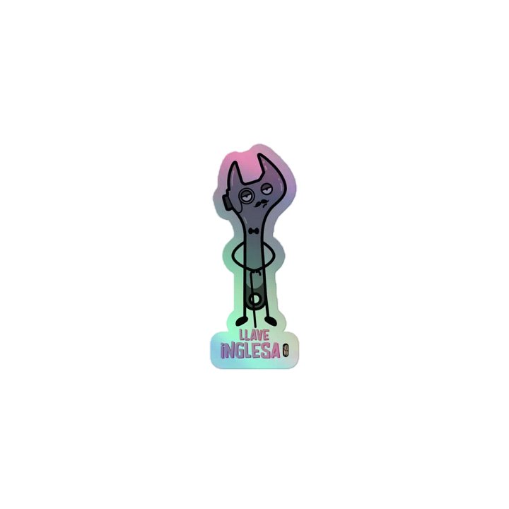 Llave Inglesa - Sticker (Holographic Kiss Cut) product image (1)