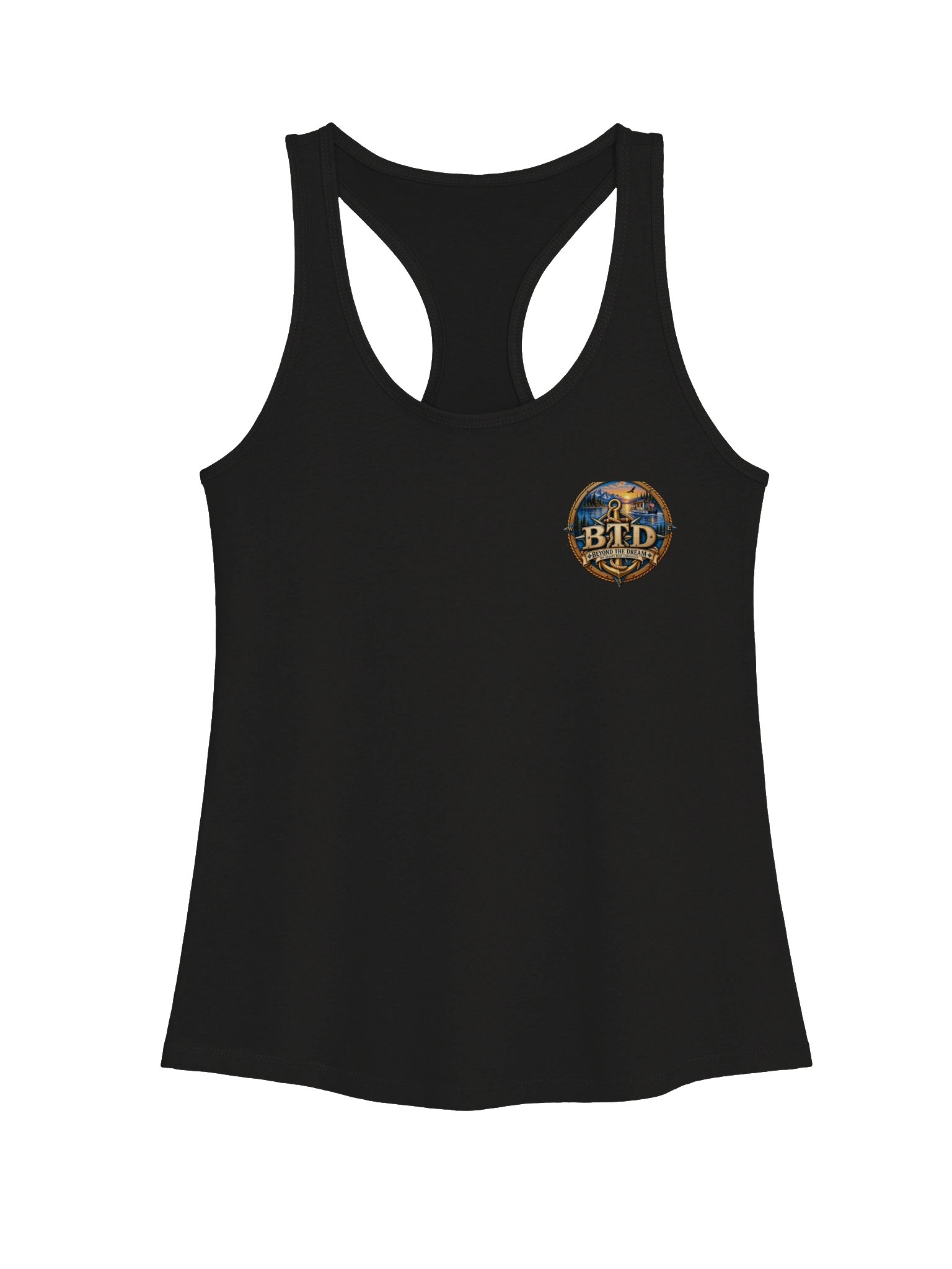 Beyond the Dream Women's Racerback Tank – Black product image (1)