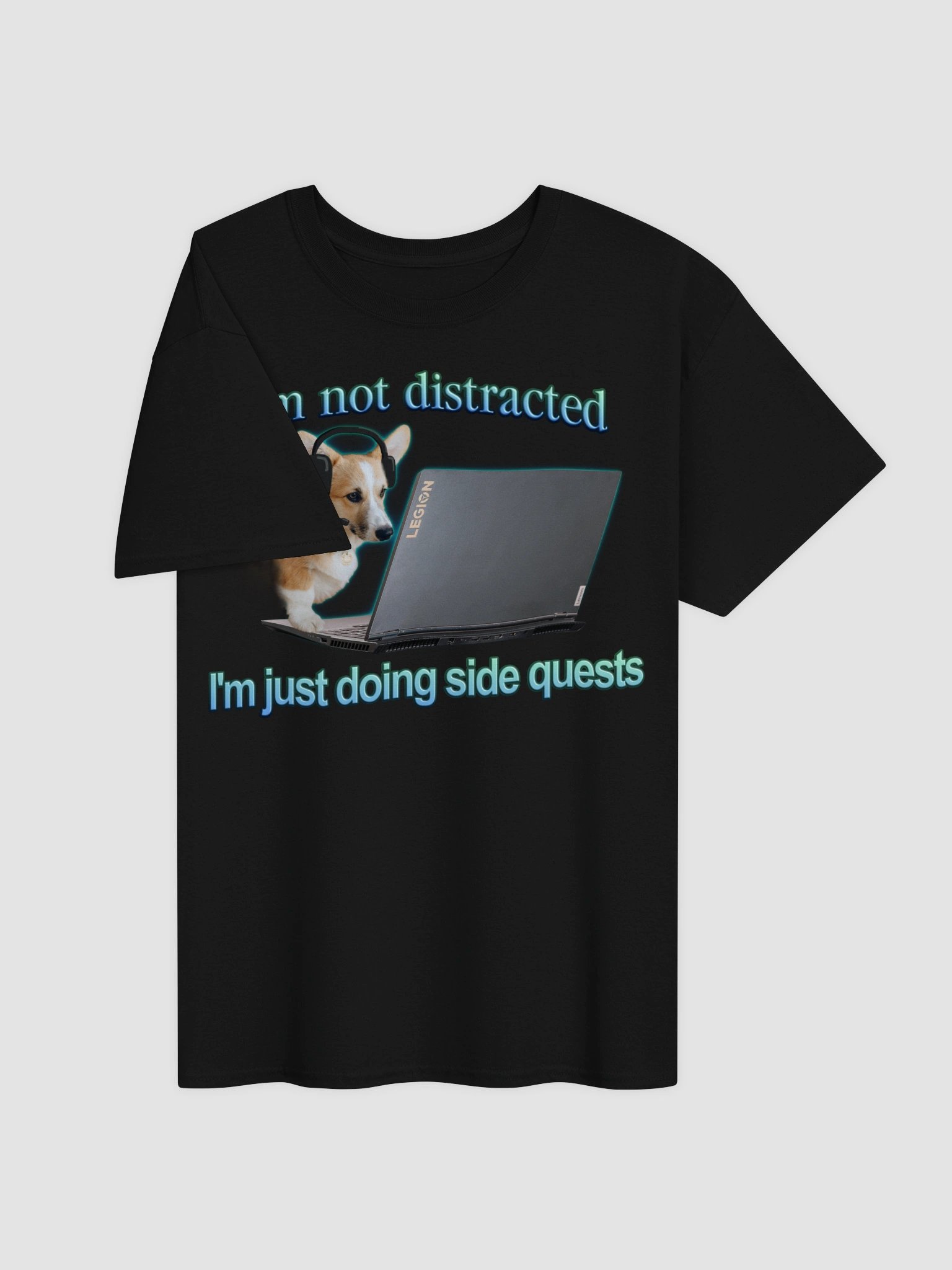 I'm not distracted, I'm just doing side quests T-shirt product image (3)