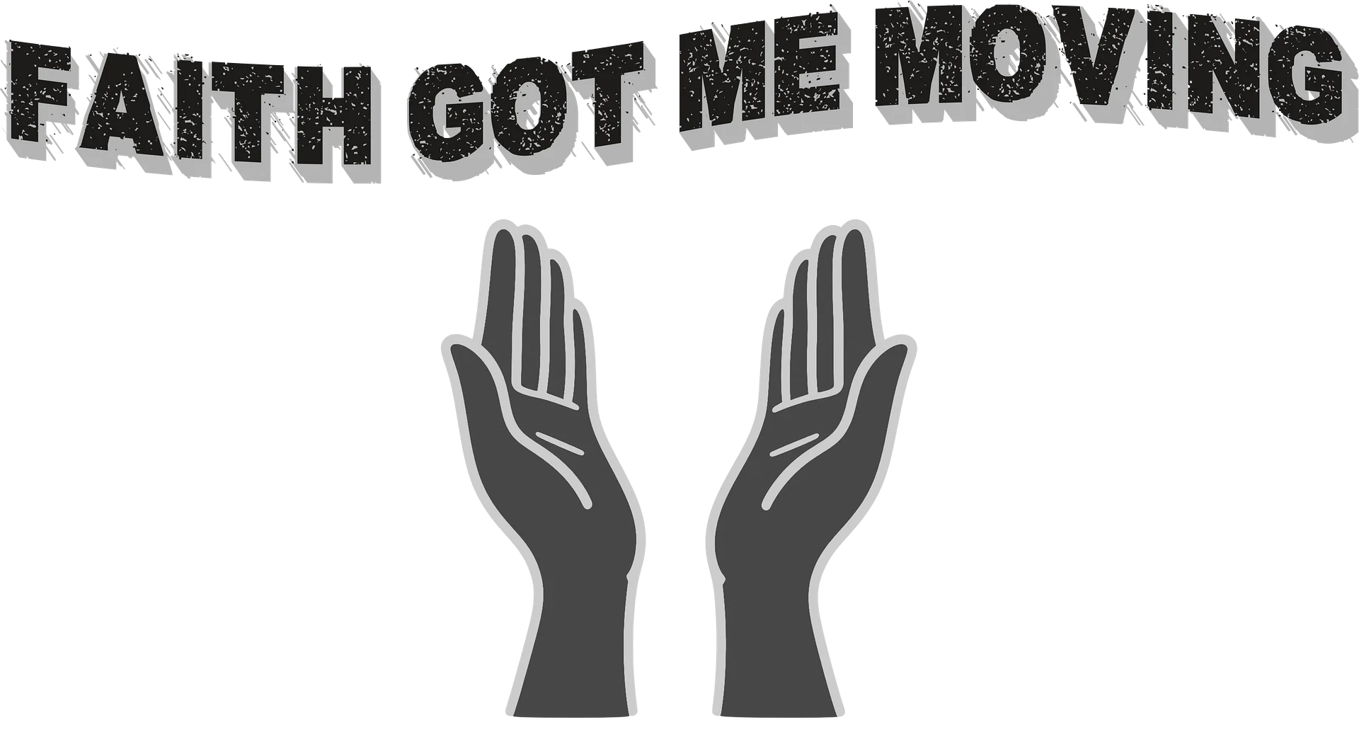 Faith Got Me Moving Minimalist Unisex T-Shirt product image (3)
