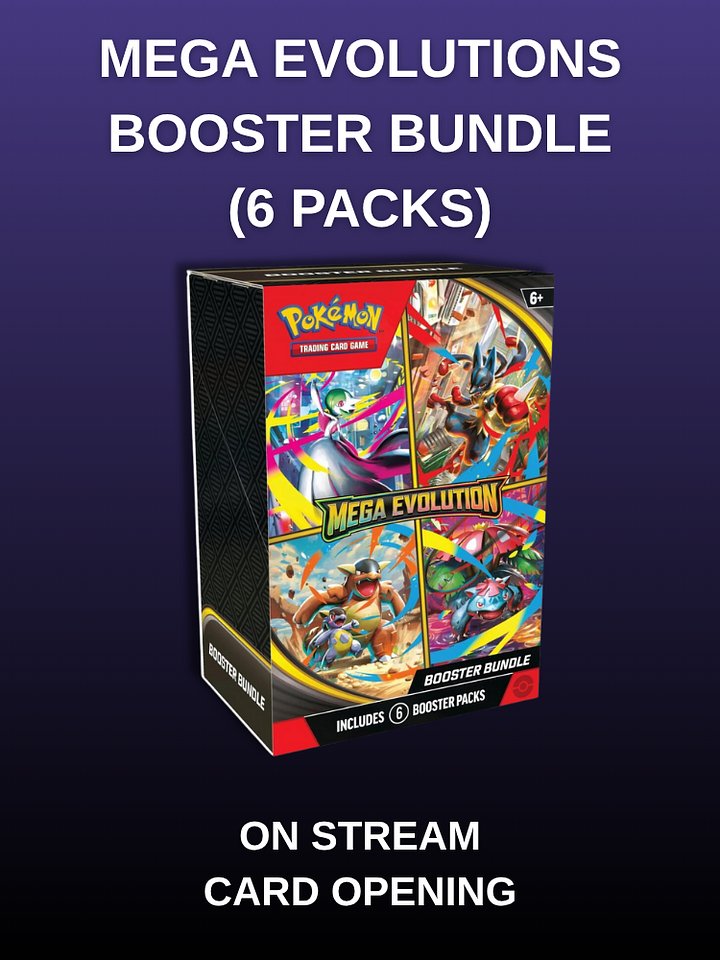 Pokemon 'Mega Evolutions Booster Bundle (6 Packs Total) product image (1)