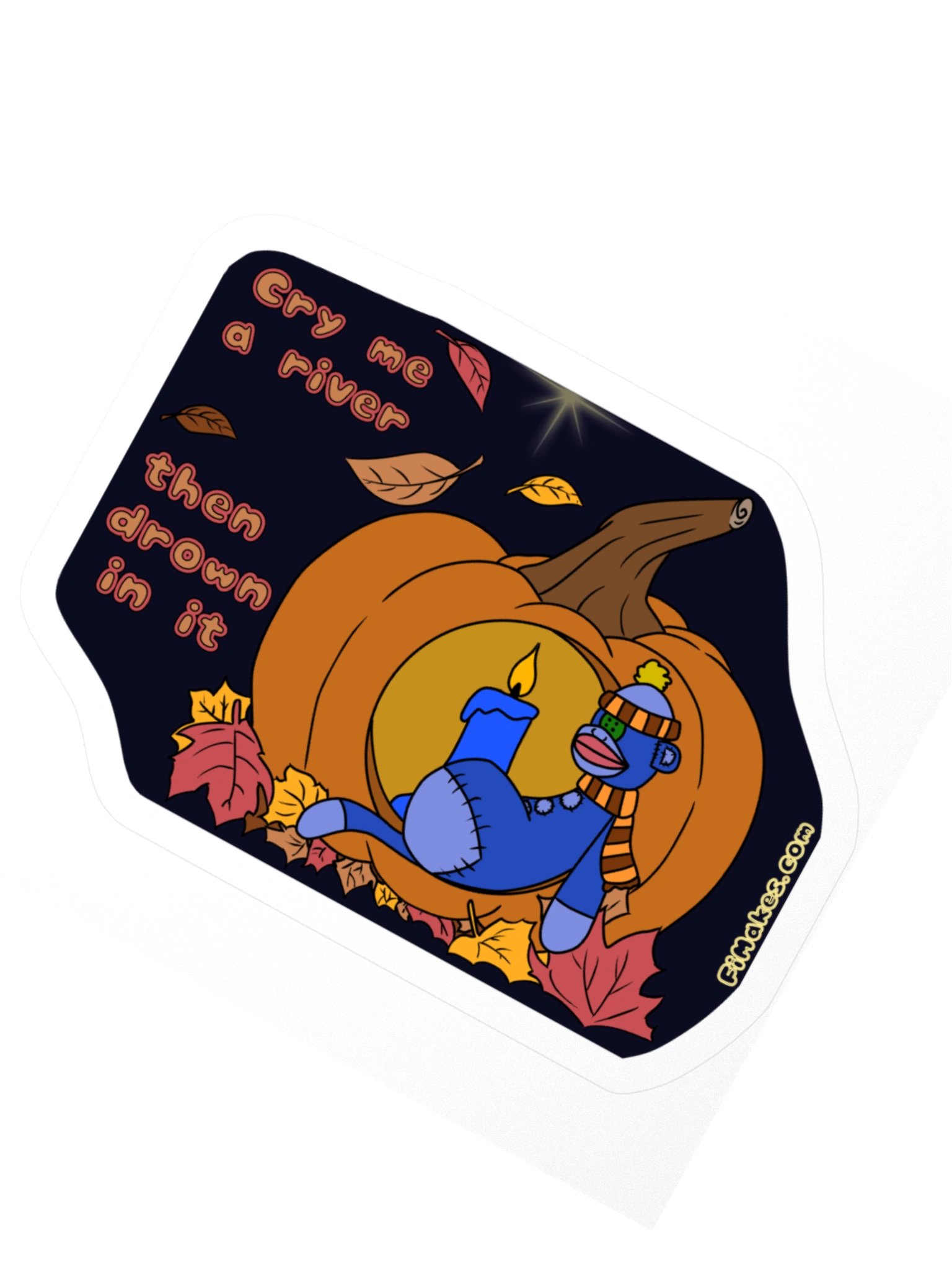 "Cry me a river" Sticker product image (4)