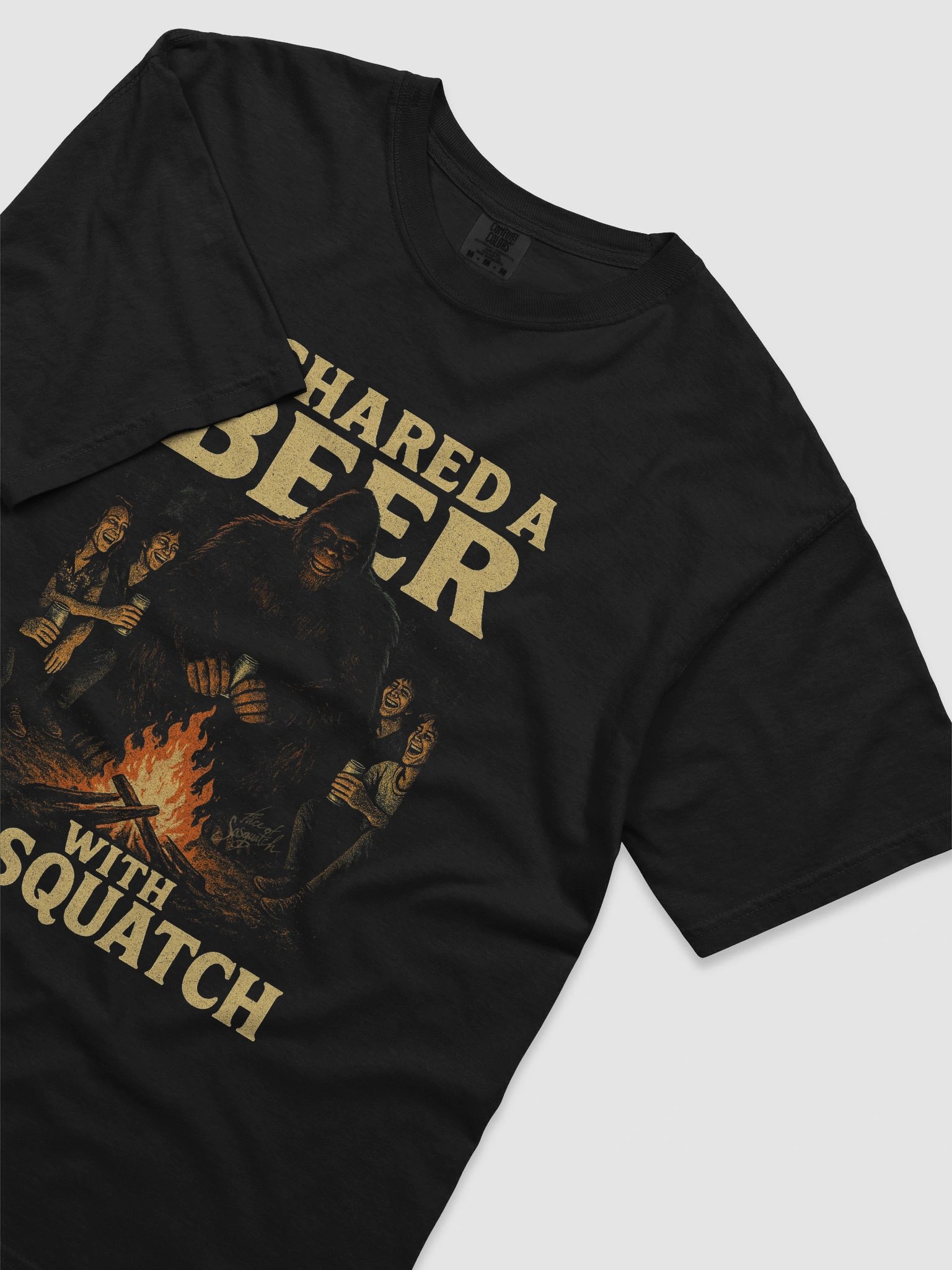 I Shared a Beer with Sasquatch (Campfire T-Shirt) product image (10)