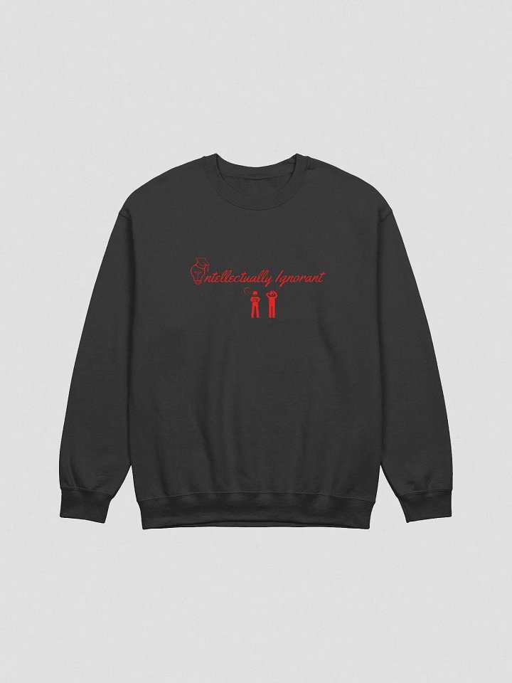 Intellectually Ignorant ( RED LOGO) Crewneck Sweatshirt product image (1)