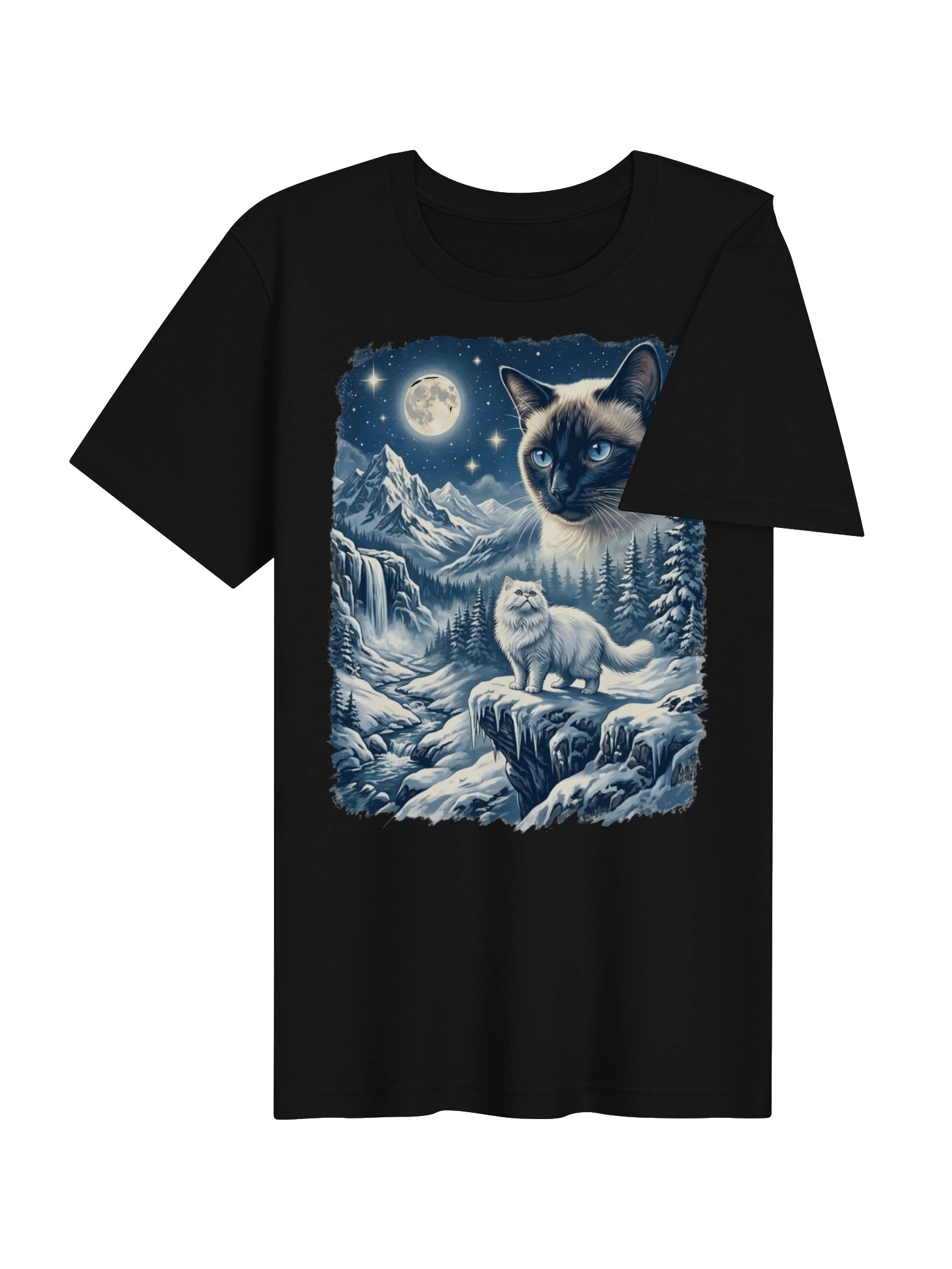 Vintage Mystic Mountain Cats T-Shirt product image (21)