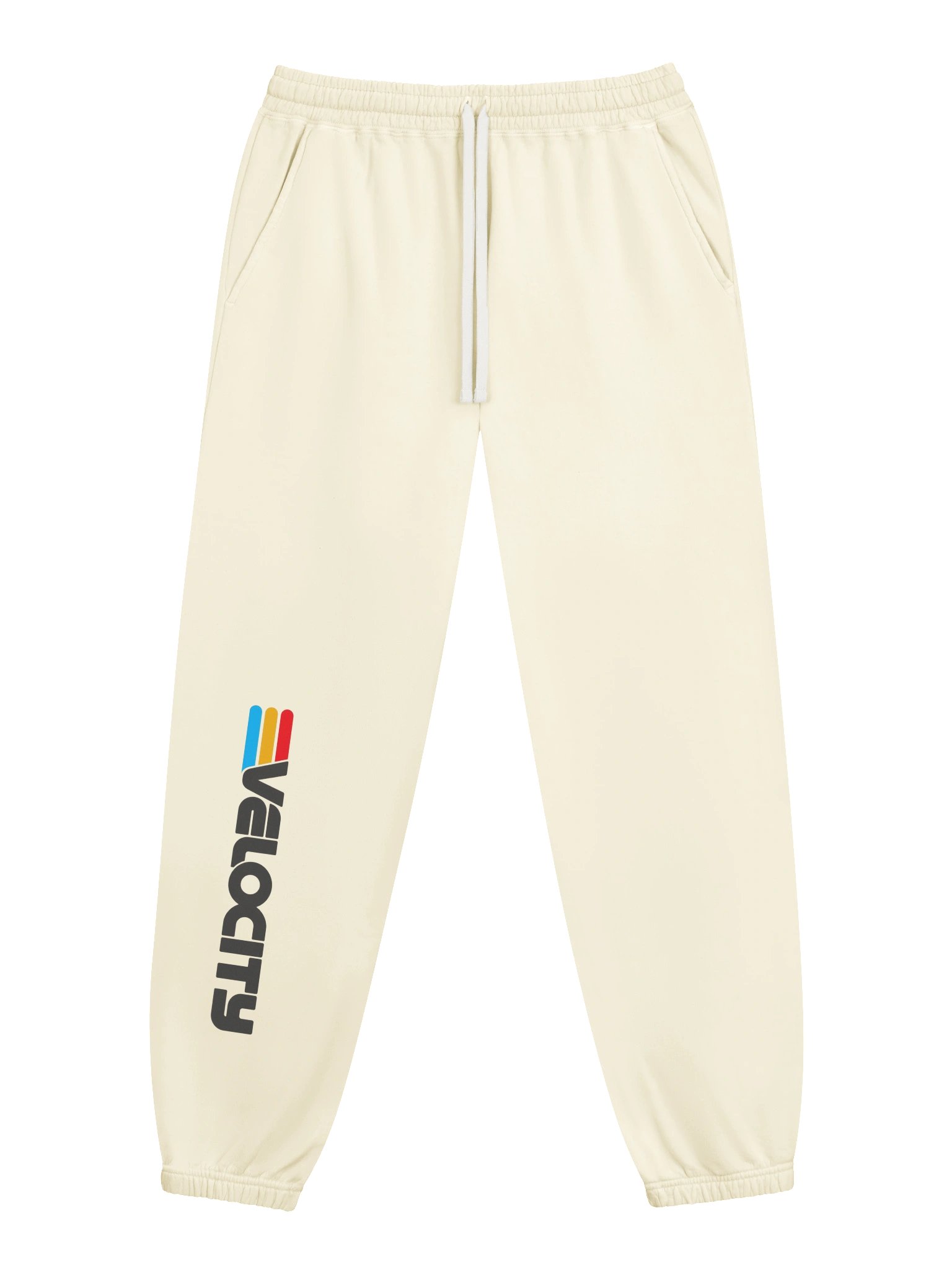 Cream colored sweatpants product image (1)
