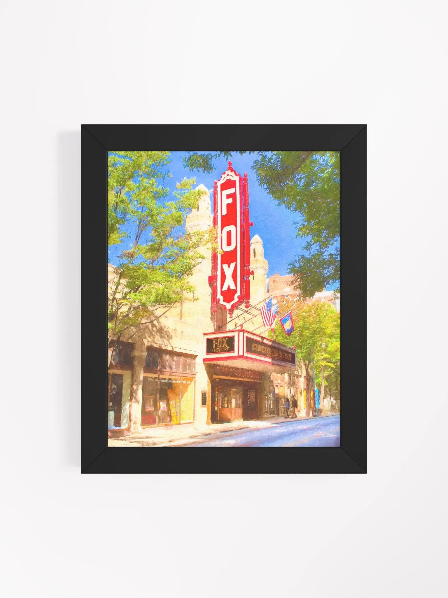 The Fox Theatre – Historic Atlanta Studio Framed Print product image (4)