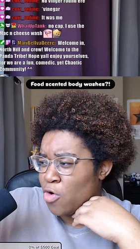 How yall feel about certain food scented body washes?

#realpandaqueen #contentcreator #bodywashes #funny #streamer