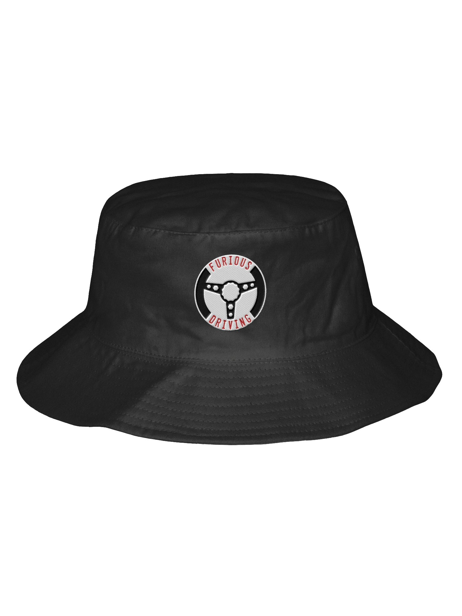 Furious Driving round logo bucket hat (grey) product image (16)