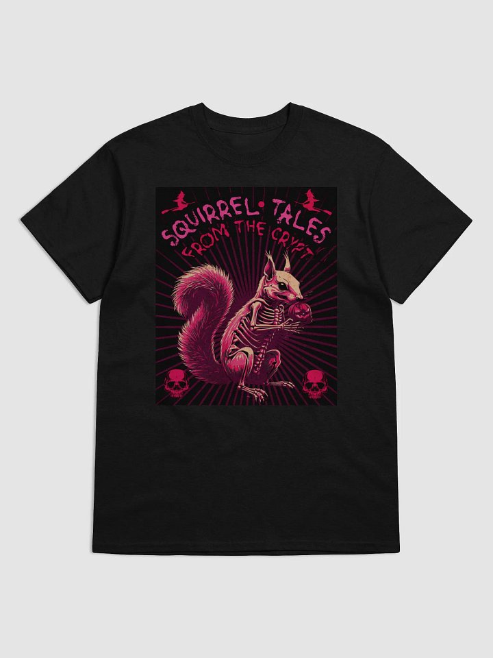 Skeletal Squirrel Horror Tee product image (1)