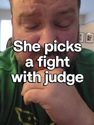 Imagine being in court, picking a fight with the JUDGE, and thinking you're the one running the show. Ma'am, that's not a customer service complaint. That's a man who can literally send your ass to jail. The attitude is free. The consequences aren't. #TheCynicalBartender #CourtroomDrama #JudgeVsDefendant #FAFO #StupidNeverTakesADayOff 