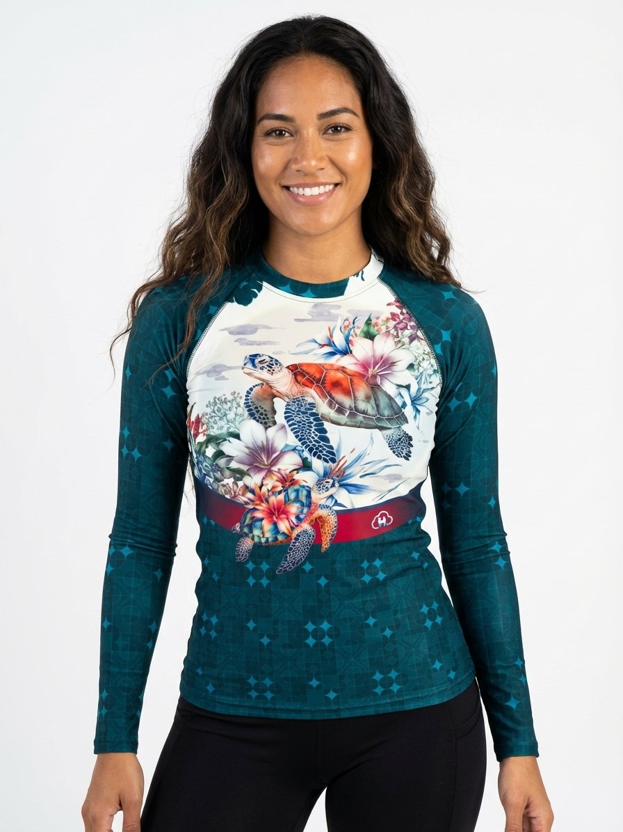 Turtle-Women's Rash Guard product image (5)