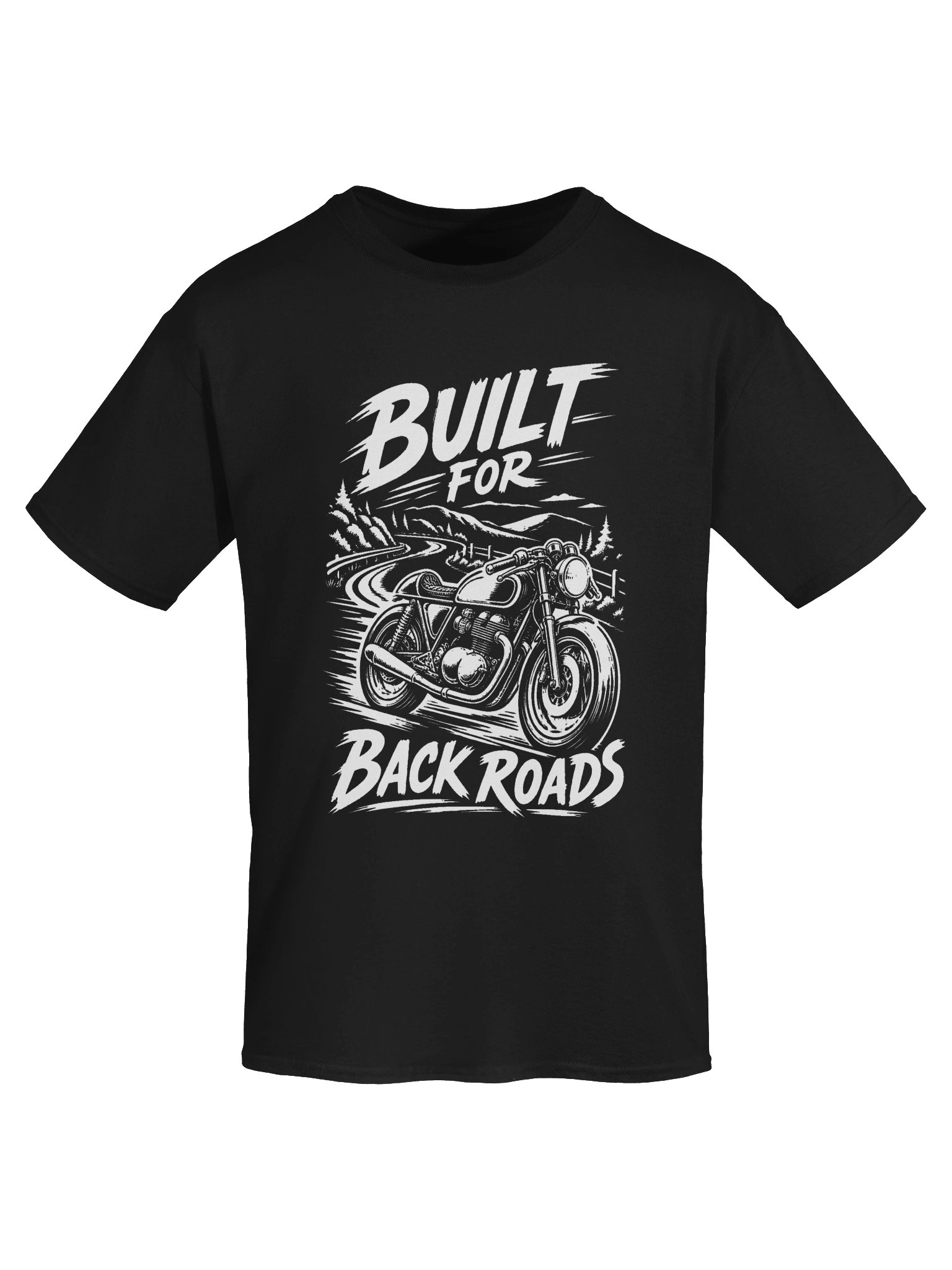 Built for Back Roads Vintage Cafe Racer T-Shirt product image (5)