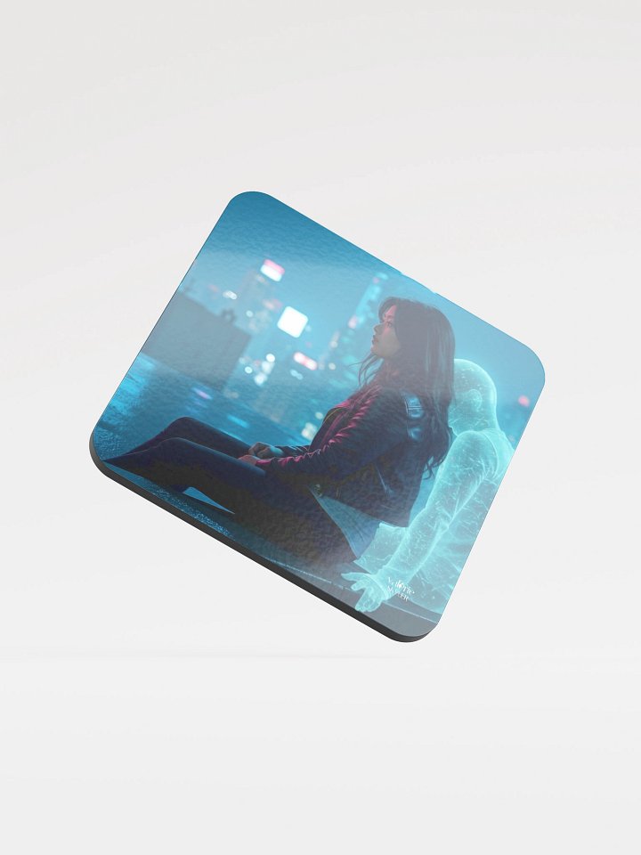 Cork Coaster: Undefined - Hologram Robot Scene product image (1)