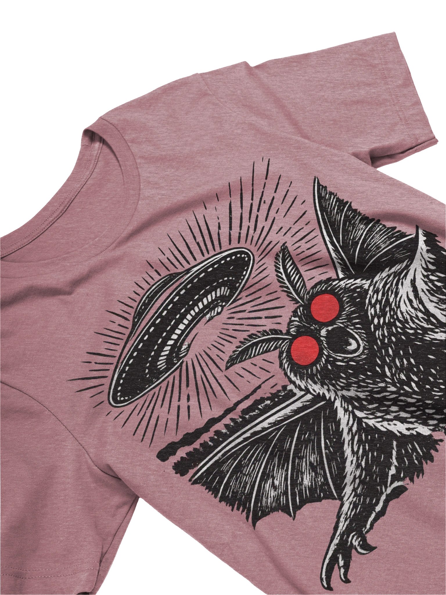 MOTHMAN SELFIE SUPER SOFT T-SHIRT product image (27)