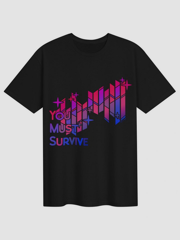 BISEXUAL "YOU MUST SURVIVE" Stained Glass T-Shirt product image (1)