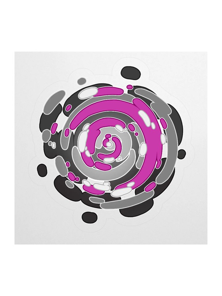 Time Warp Sticker (Asexual Pride Flag) product image (1)