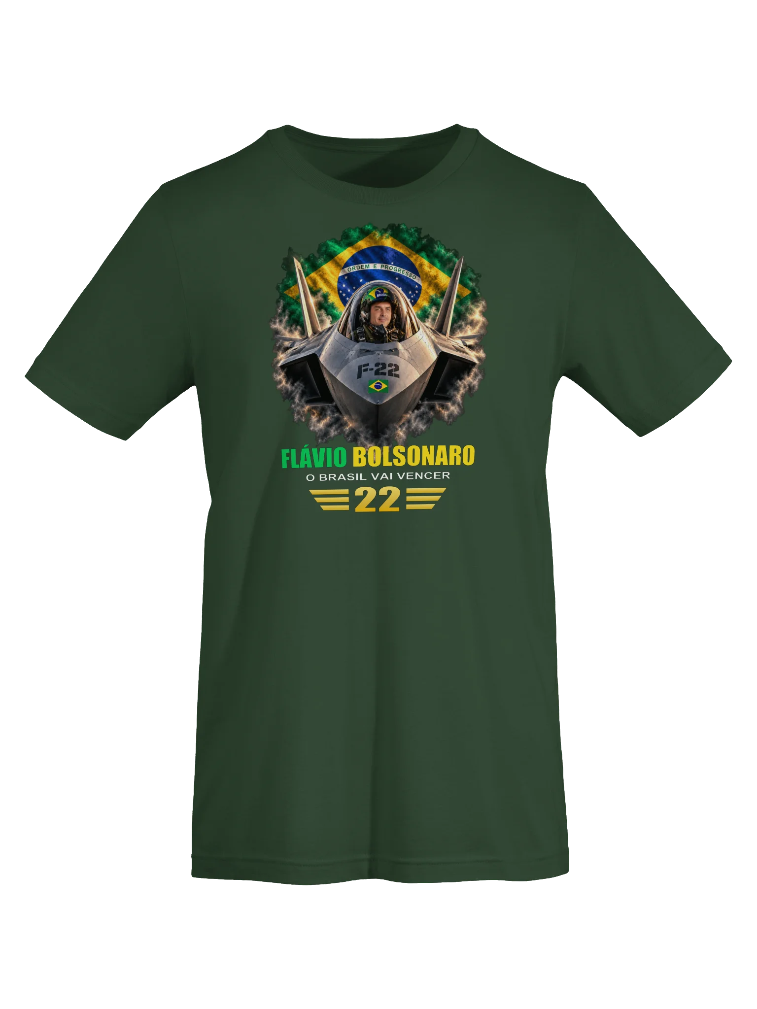 Flávio Bolsonaro F-22 Brazil T-Shirt Camiseta product image (33)