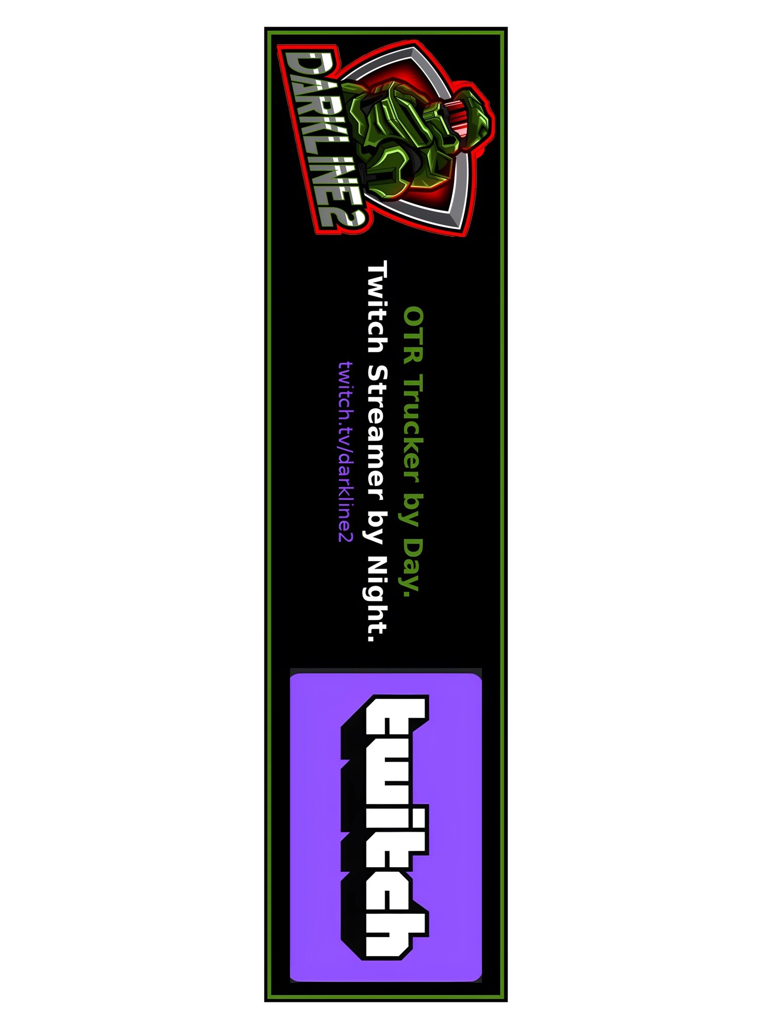 Darkline2 Bumper Sticker product image (3)