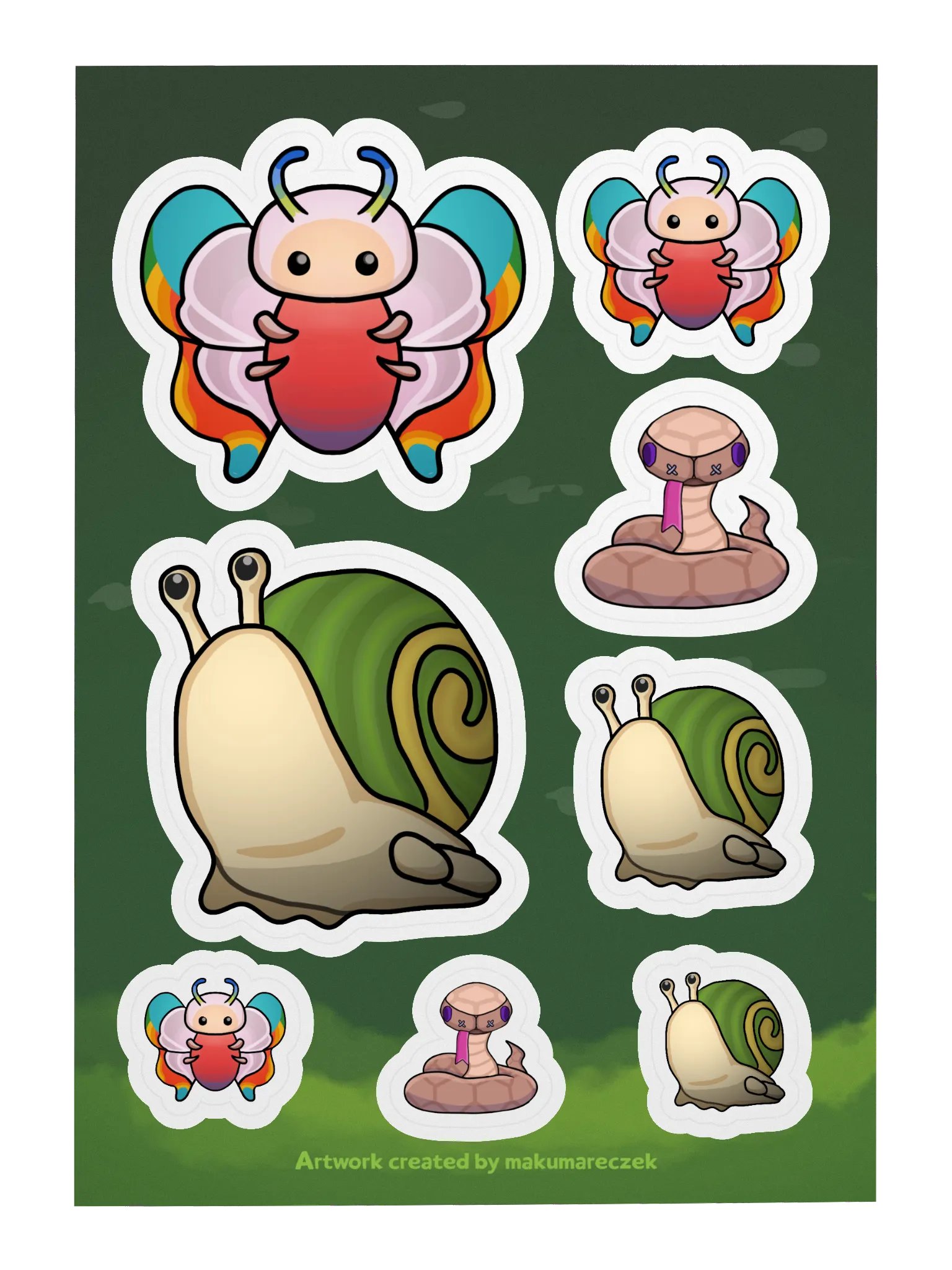 Palia Plushies Set - Kiss Cut Sticker Sheet product image (1)