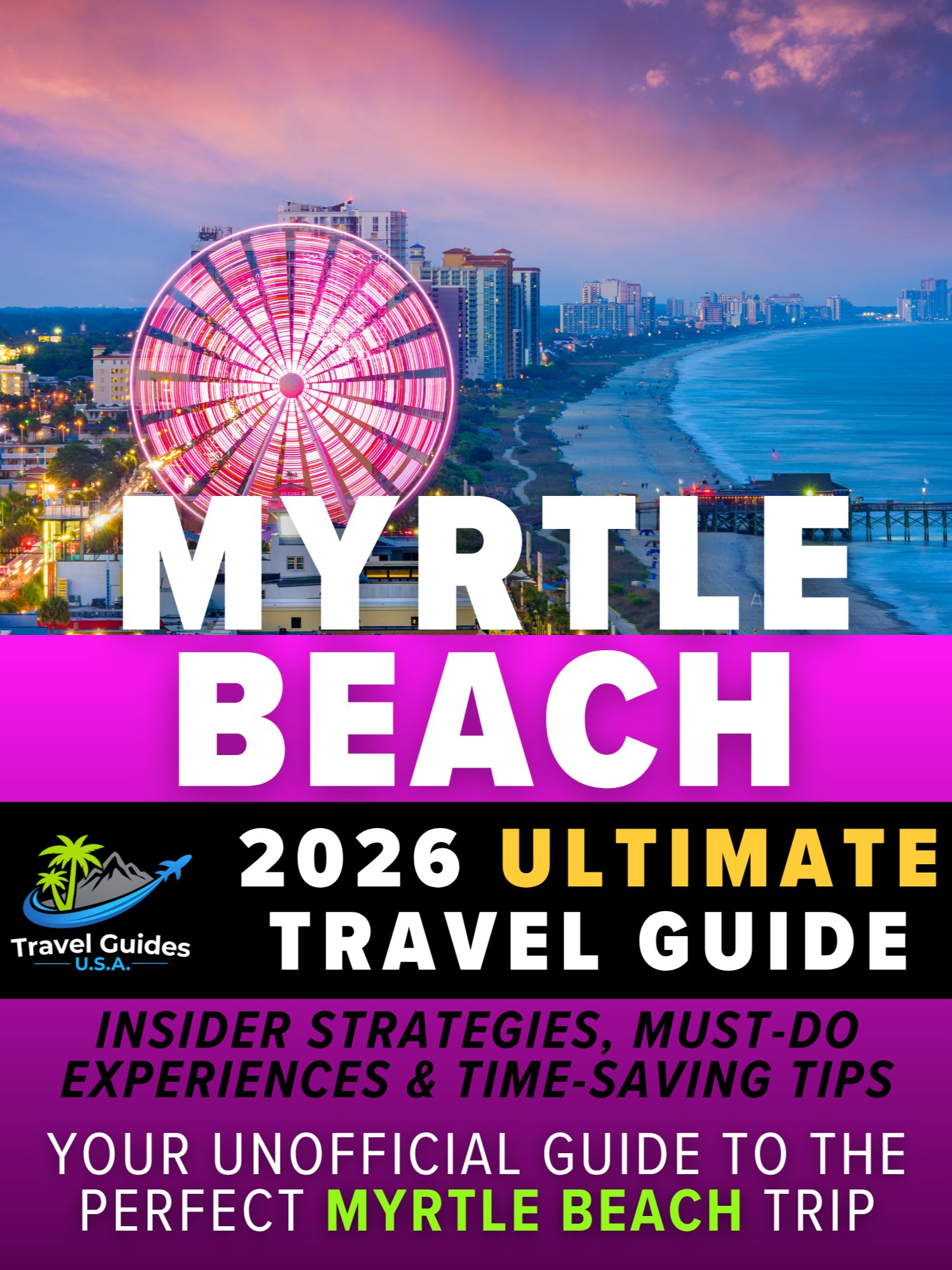 Myrtle Beach Travel Guide 2026 | 79-Page Printable Digital PDF, Instant Download product image (1)