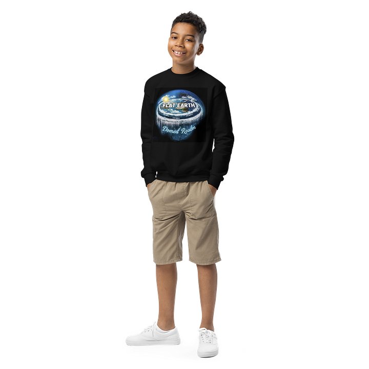 Flat Earth-Domed Realm Youth Sweatshirt product image (1)