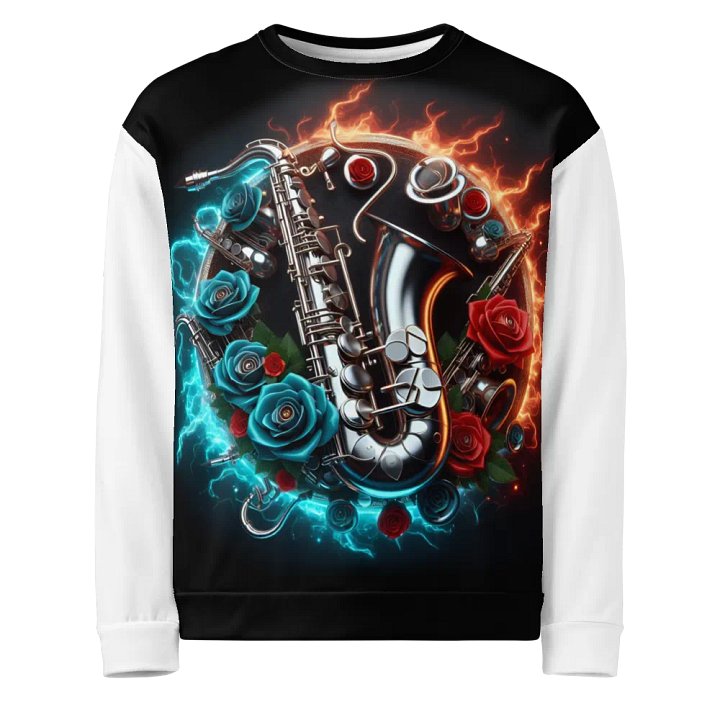 Silver Saxophone Serenade - Unisex Sweatshirt #25 product image (1)