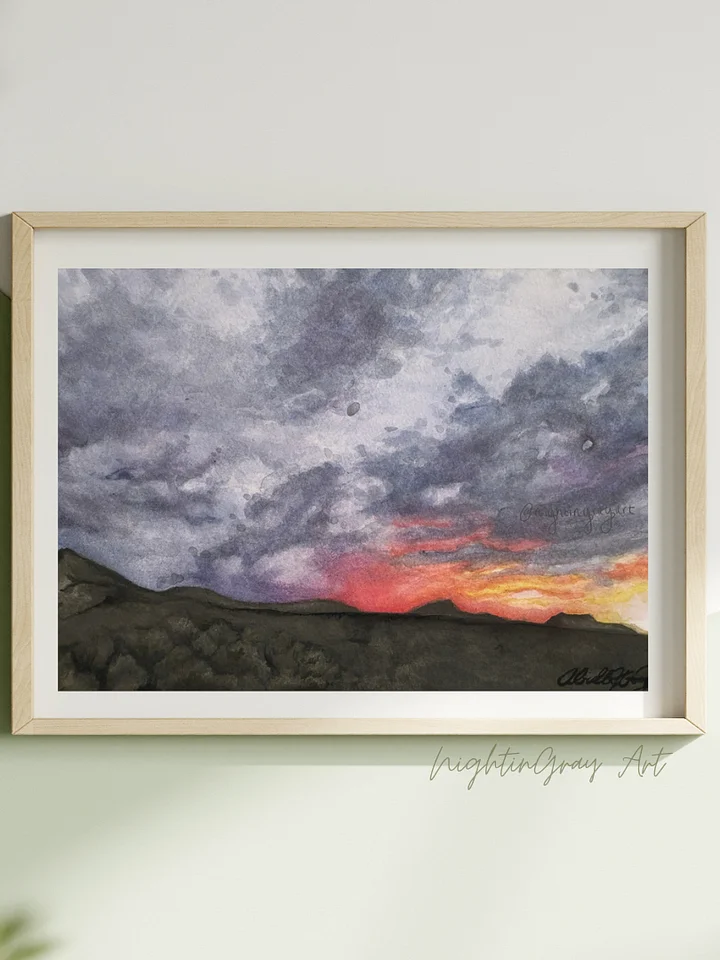 Sunset at Kirkham Trail - Fine Art Print product image (1)