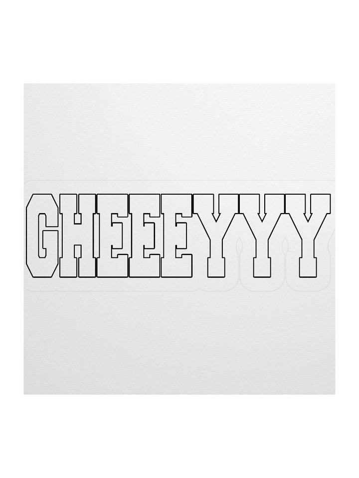Gheeeyyy Kiss Cut Sticker product image (3)